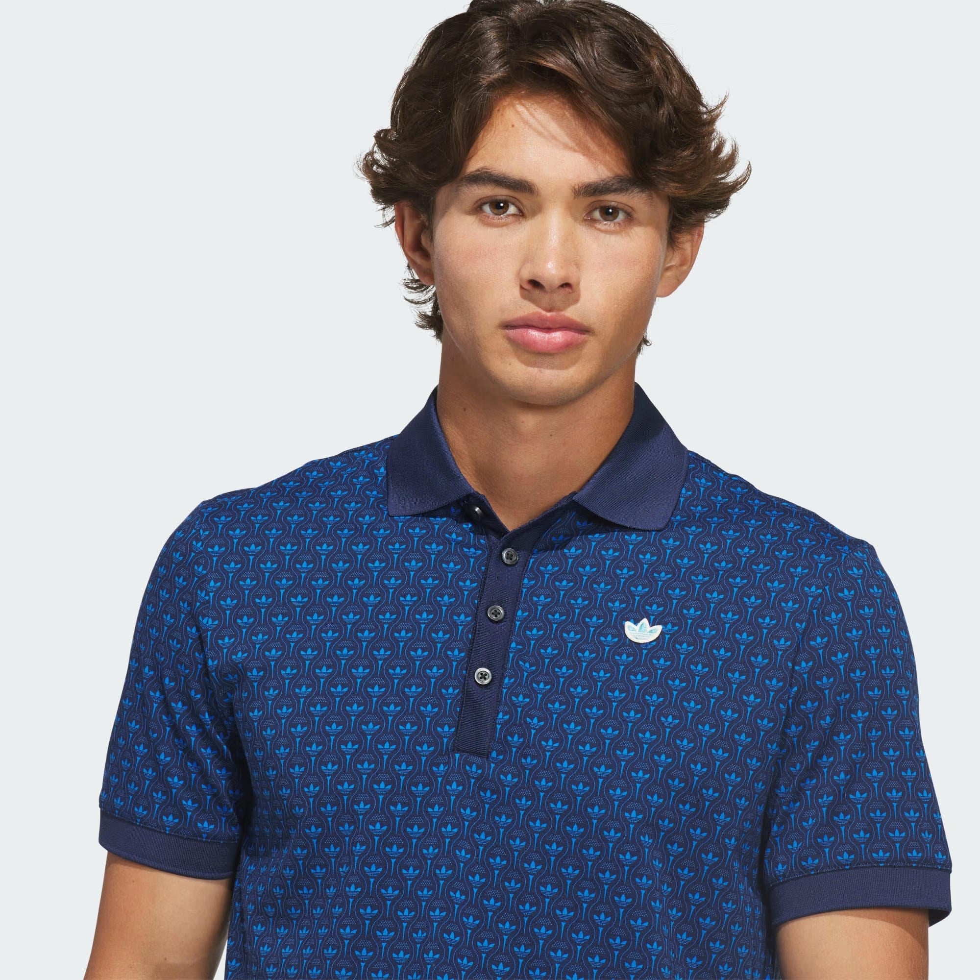 adidas Originals All Over Trefoil Polo Erkek Tişört