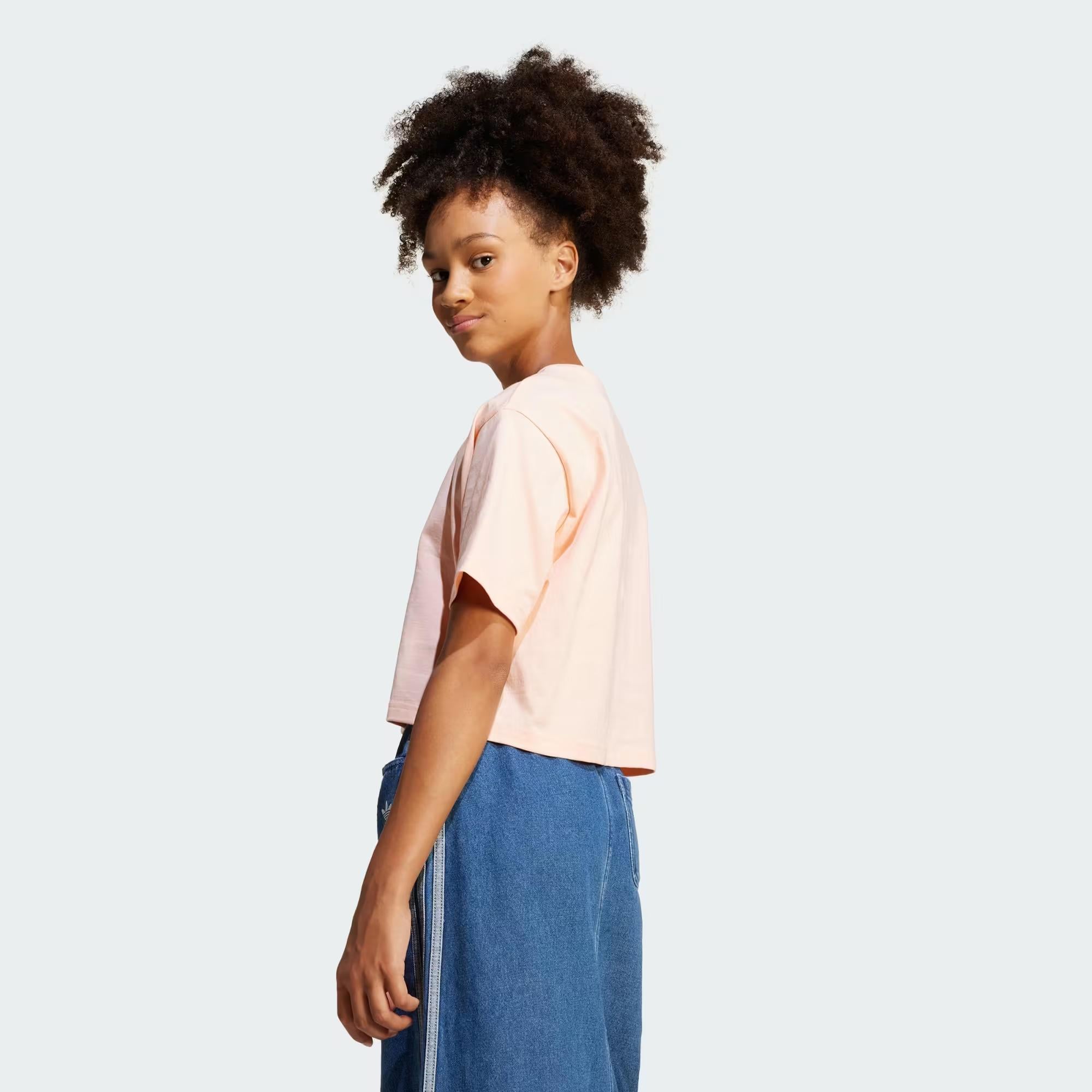 adidas Oversized Crop Big Logo Execution Çocuk Tişört