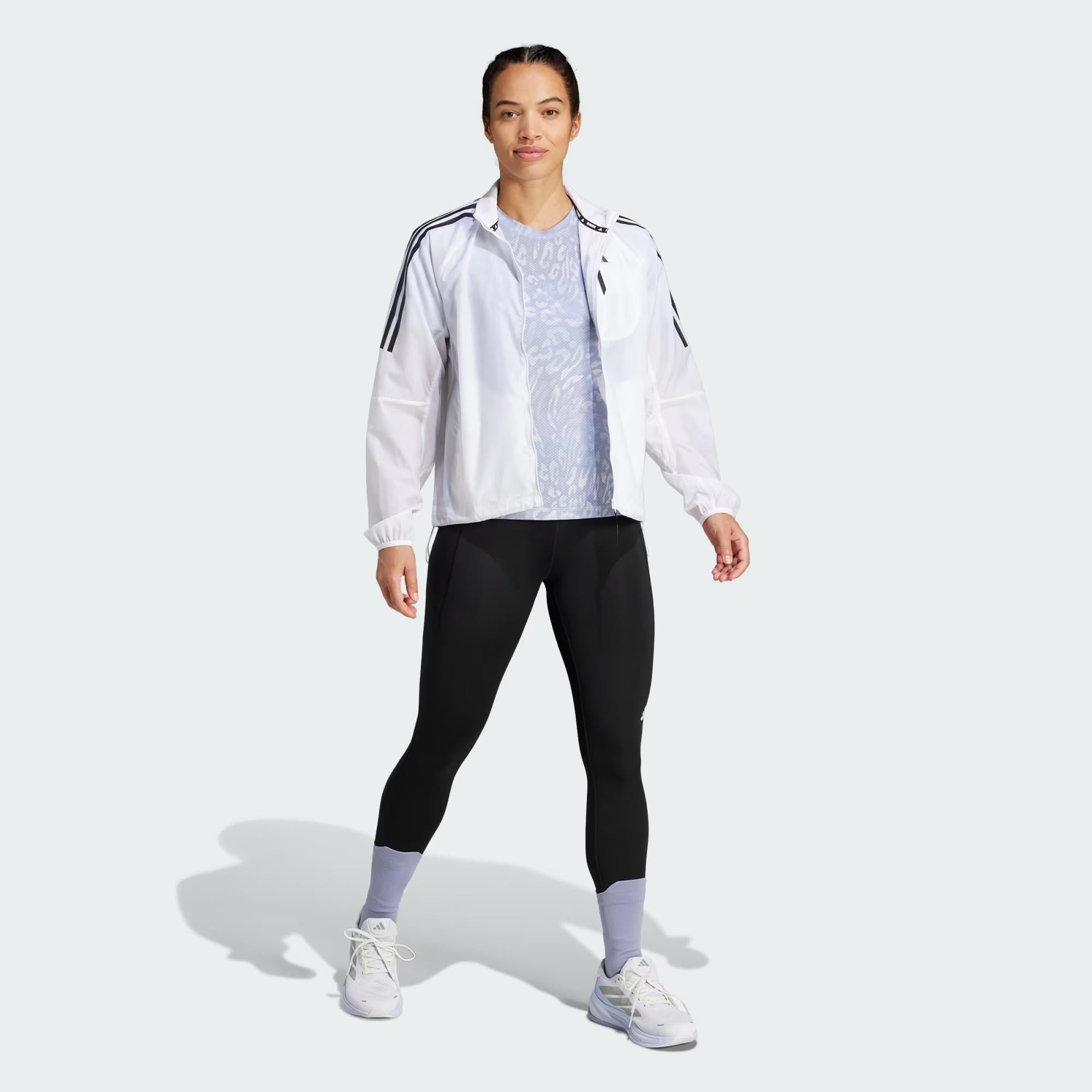 adidas Own the Run 3-Stripes Packable Kadın Ceket
