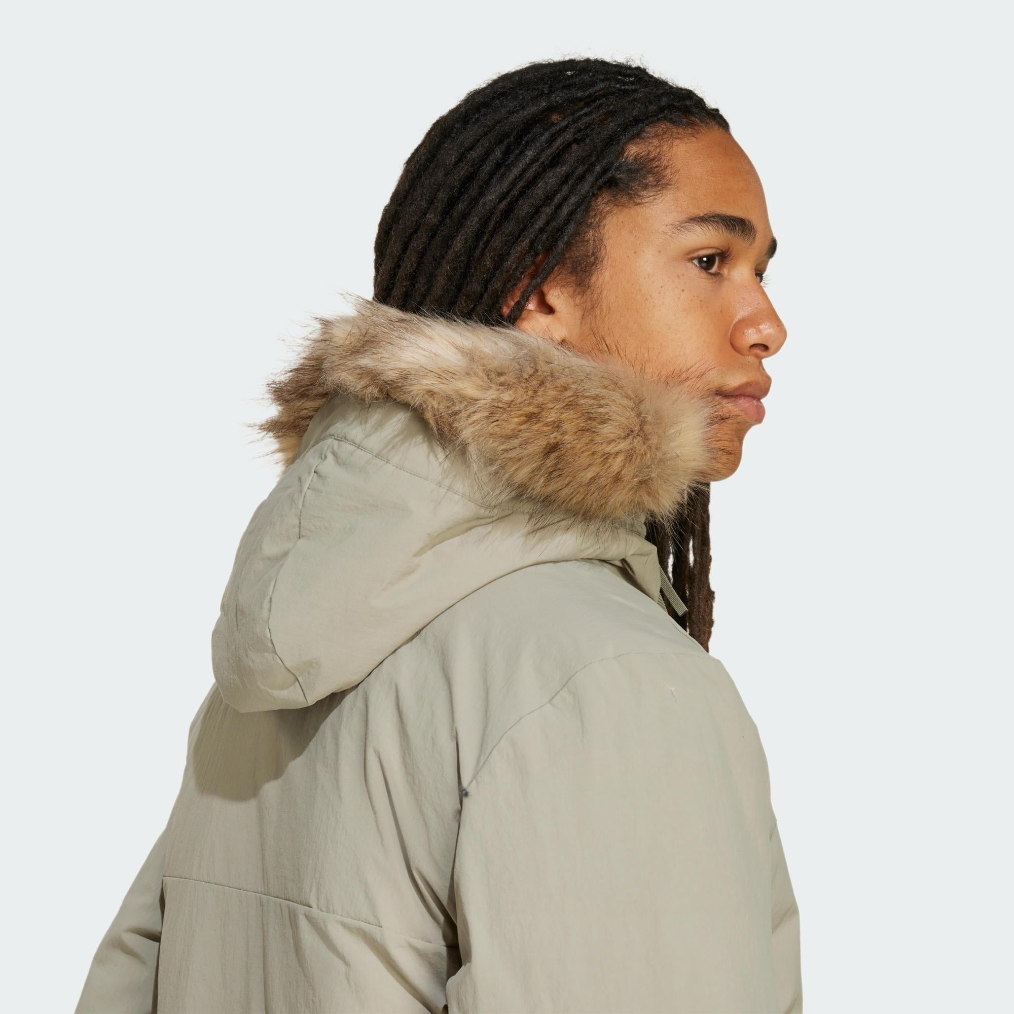 adidas Paveric Climawarm Fur Erkek Mont
