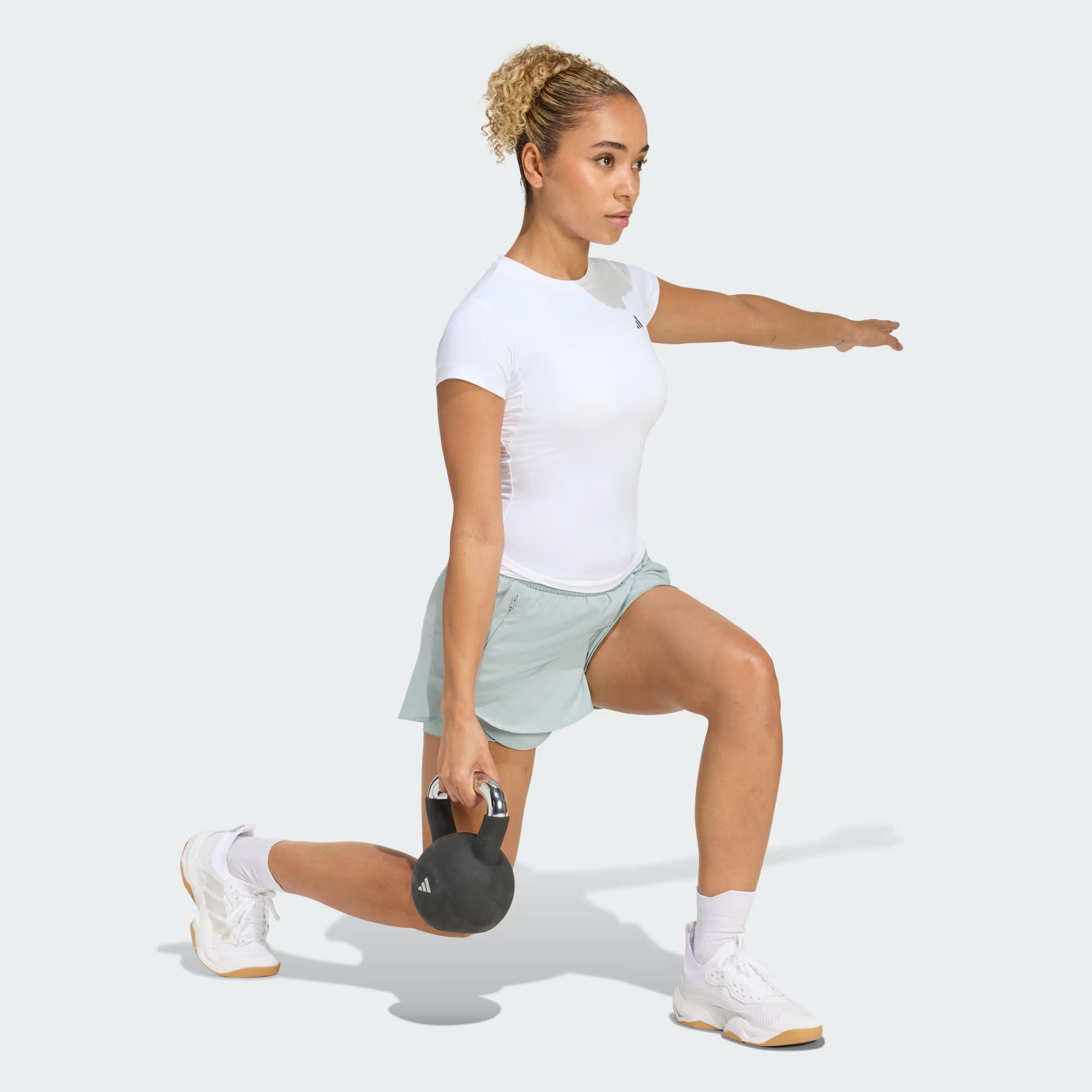 adidas Power Essentials Workout Contour Kadın Tişört