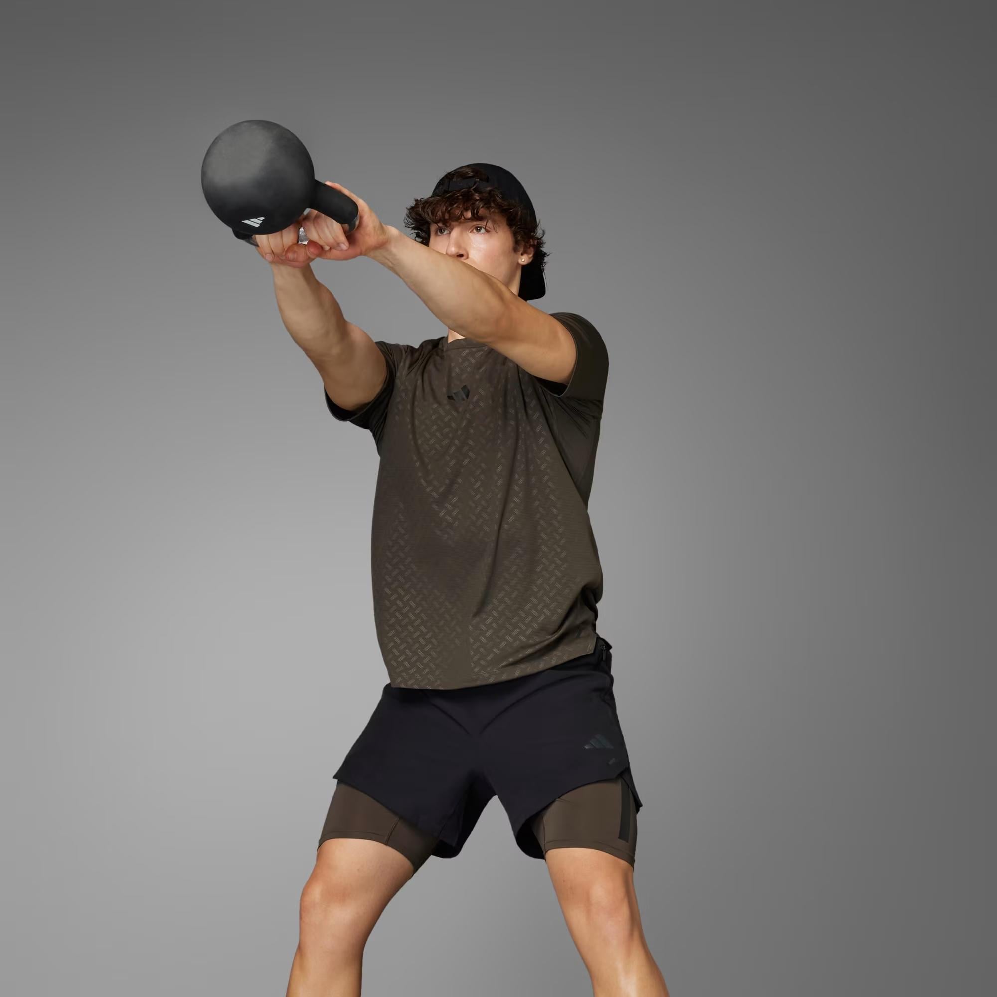 adidas Power Workout Two IN One Erkek Şort