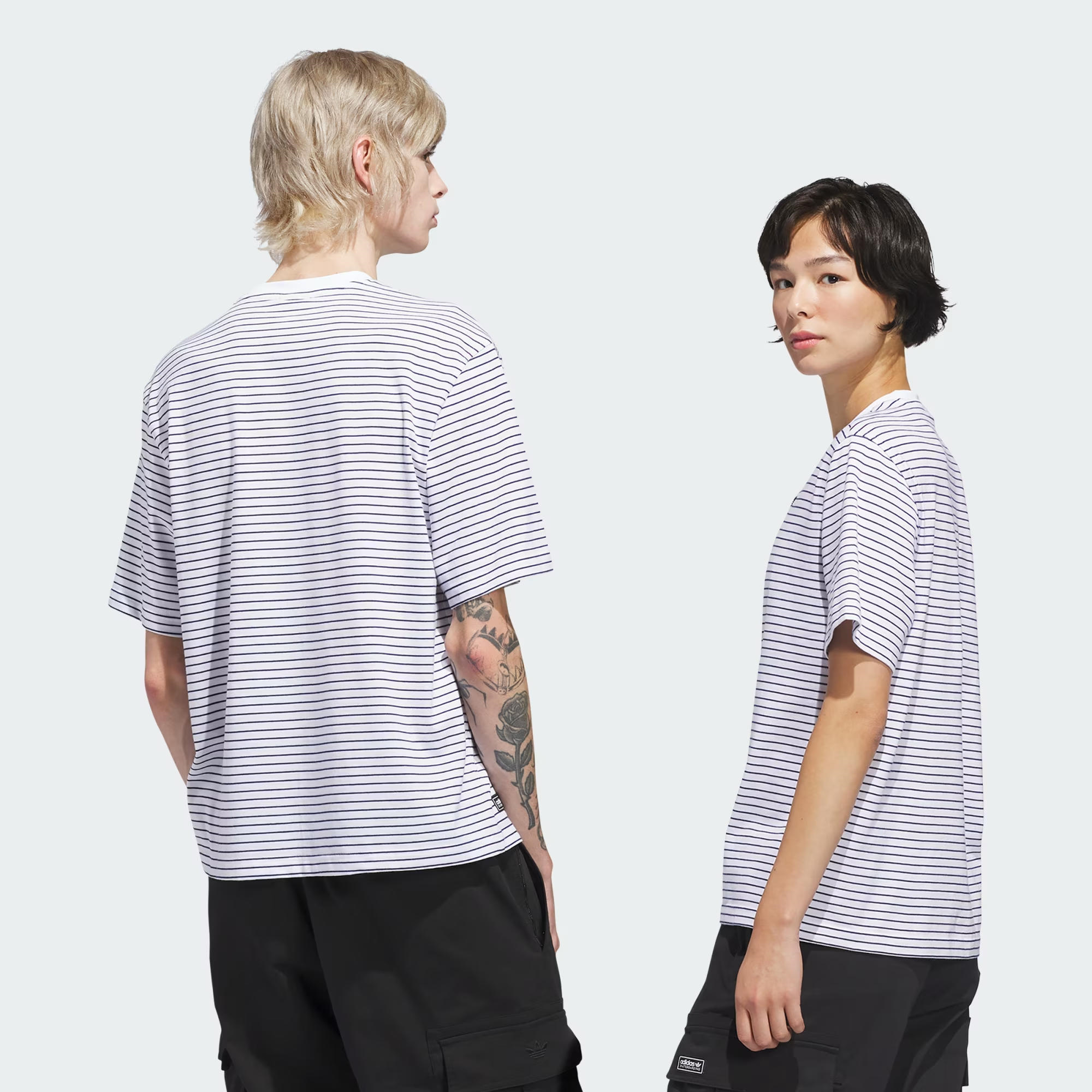 adidas Skateboarding YARN DYE Erkek Tişört
