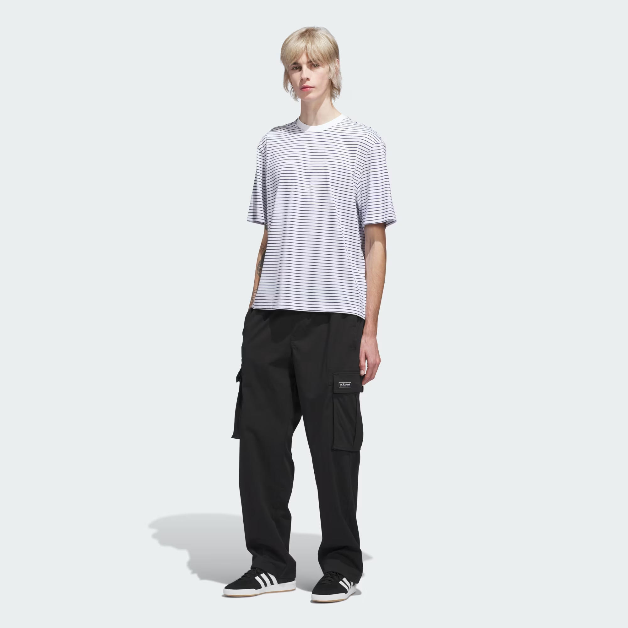 adidas Skateboarding YARN DYE Erkek Tişört