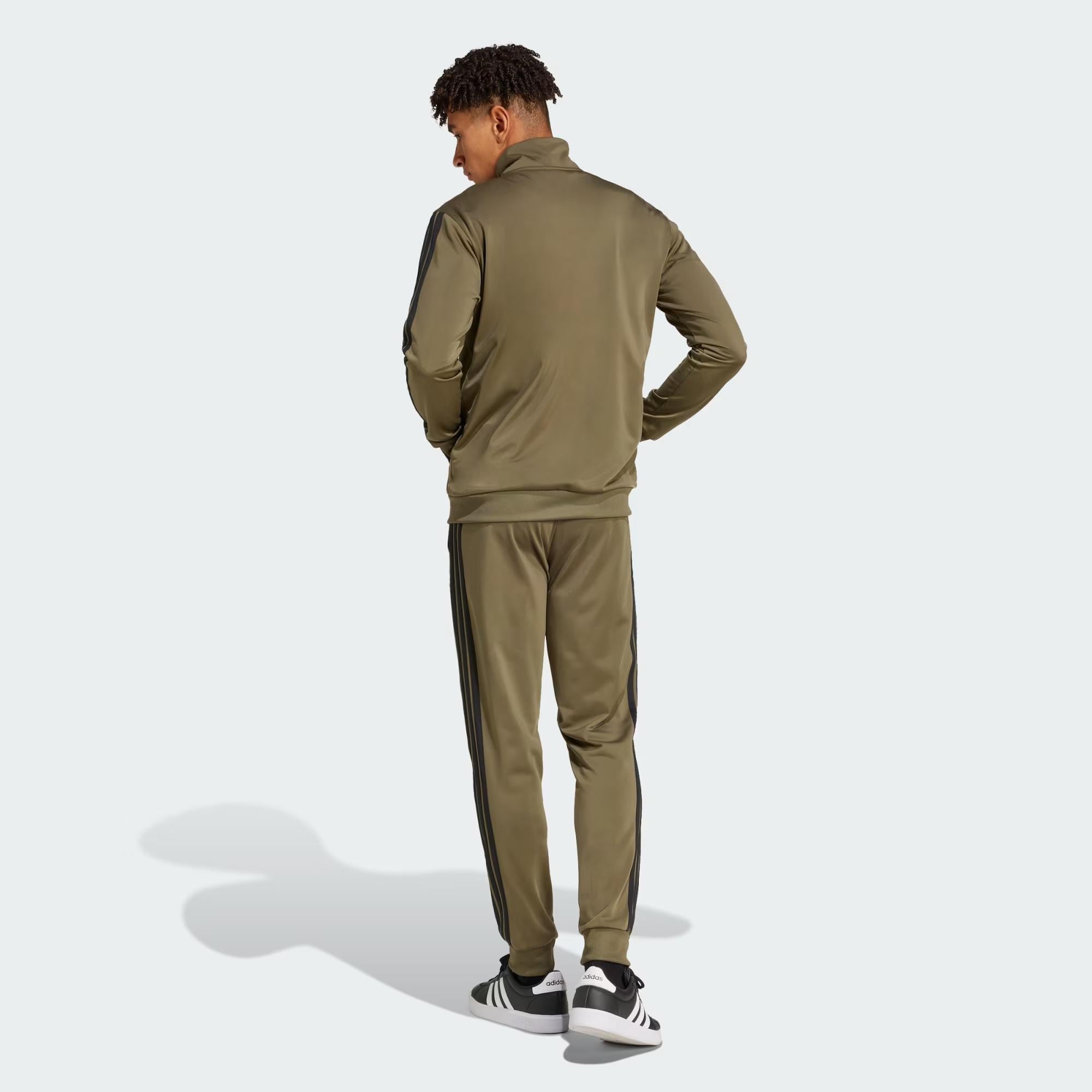 adidas Sportswear Basic 3 Stripes Tricot Erkek Eşofman Takımı
