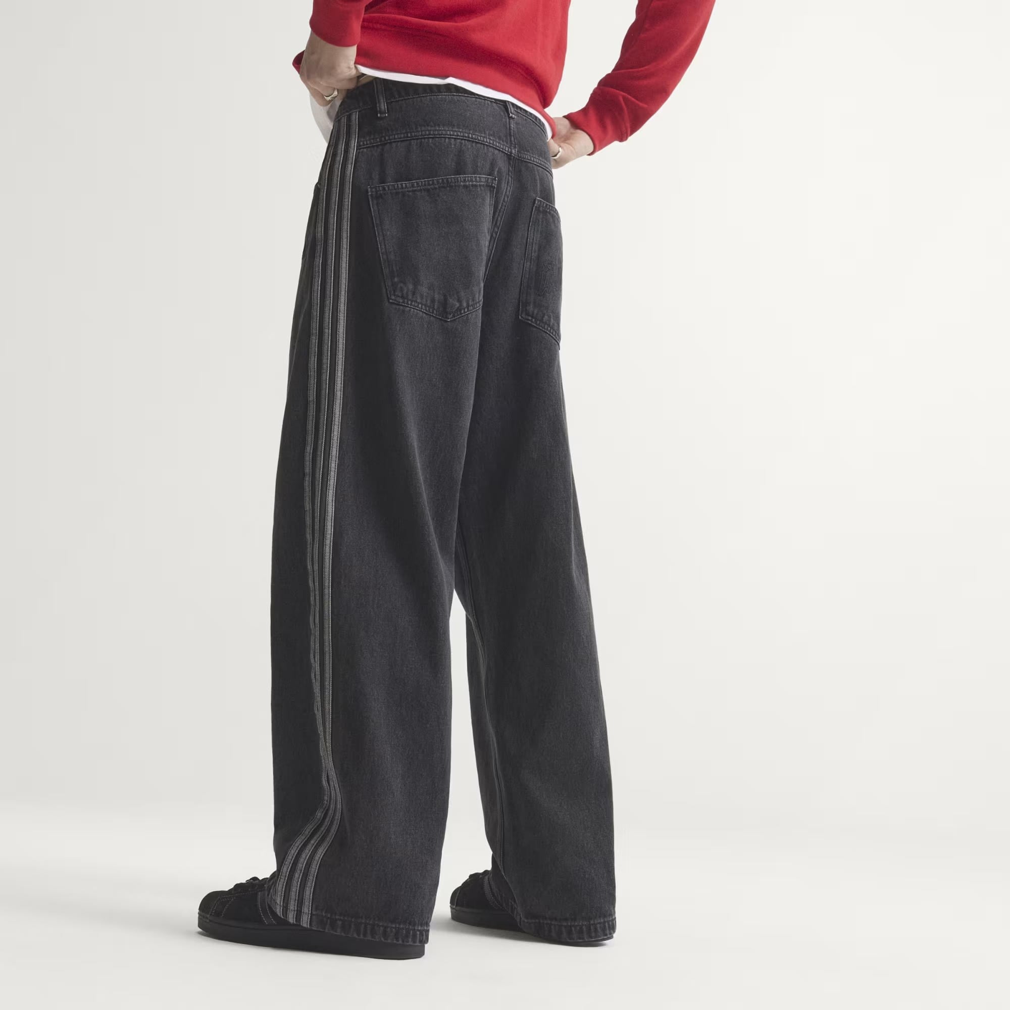 adidas SST Denim Jeans Mid Rise Straight Erkek Pantolon