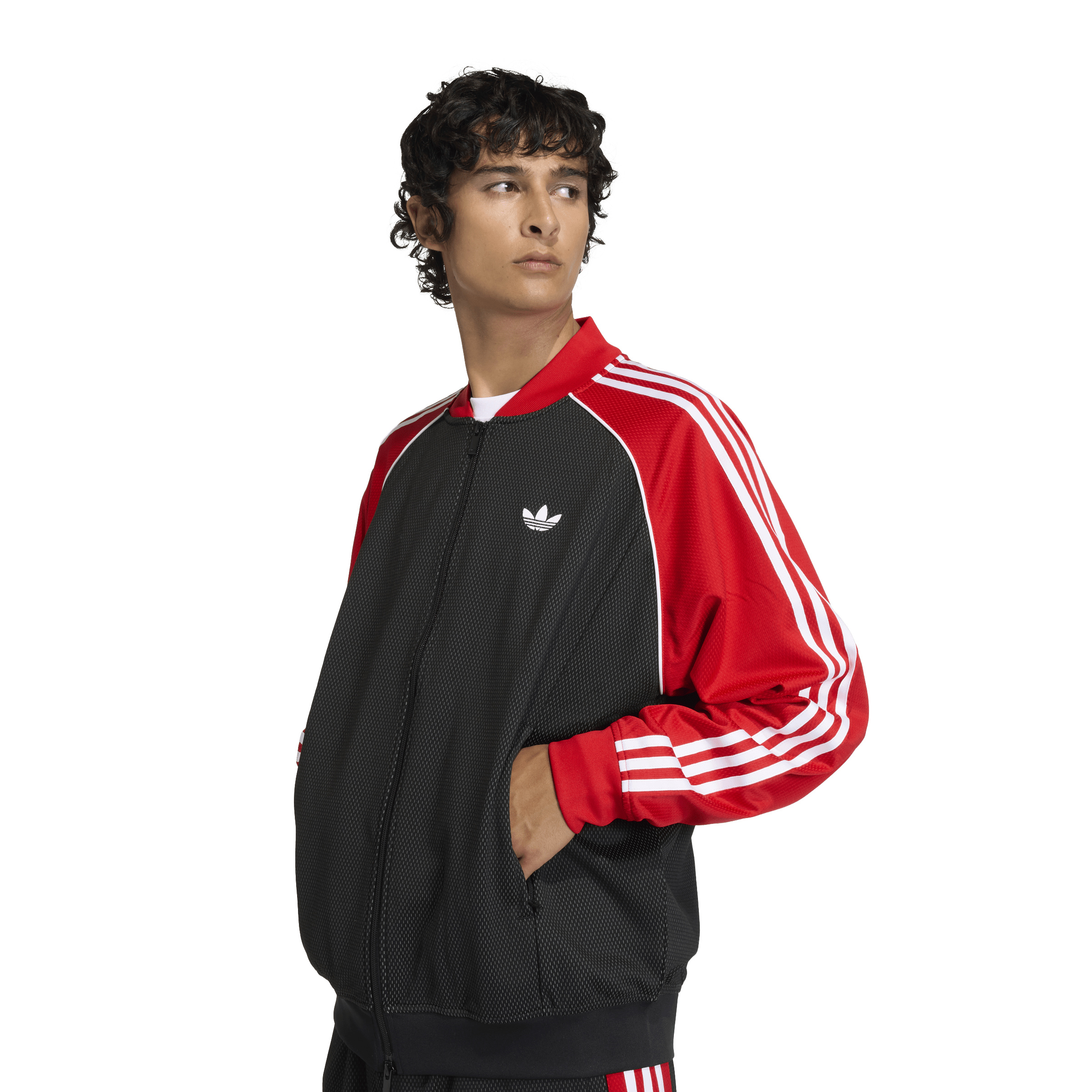 adidas SST Loose Mesh TT Erkek Sweatshirt