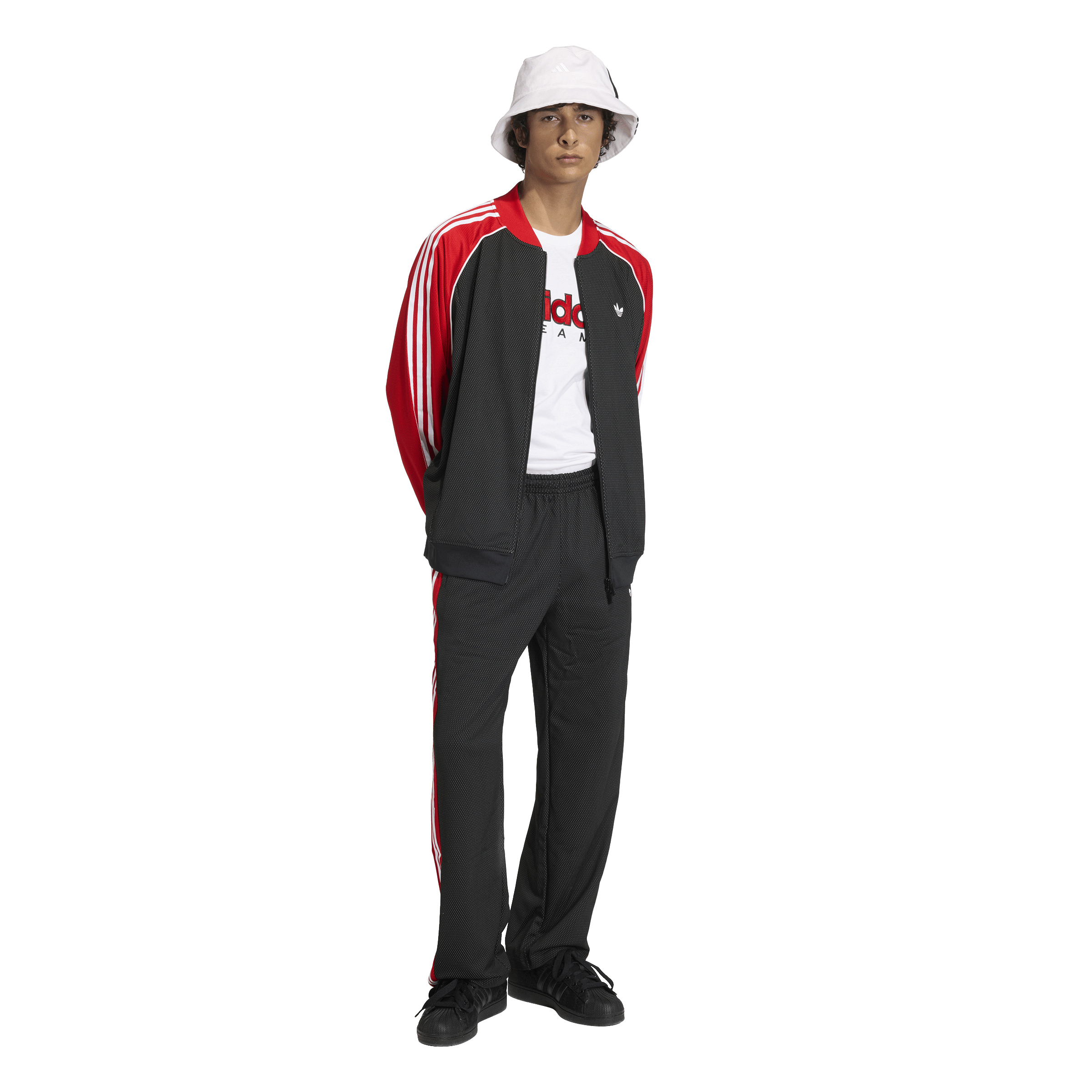 adidas SST Loose Mesh TT Erkek Sweatshirt