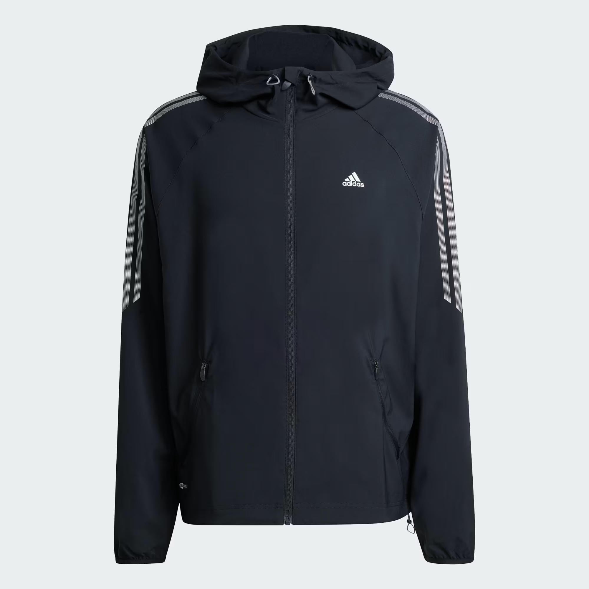 adidas Striped Regular Erkek Rüzgarlık