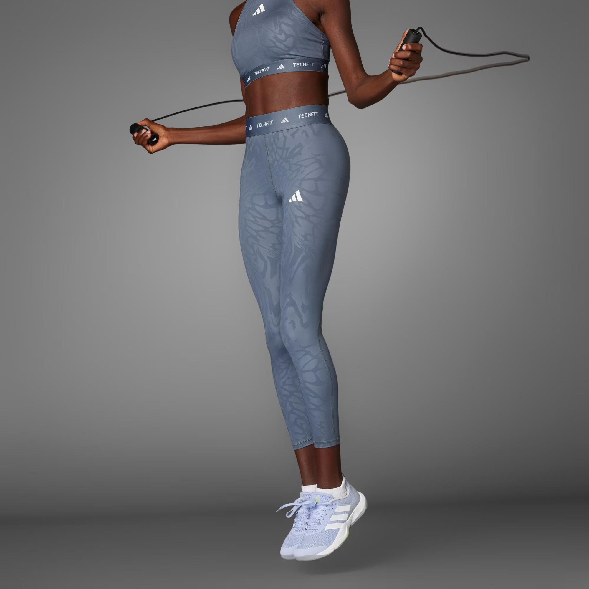 adidas TECHFIT Printed 7/8 Kadın Tayt