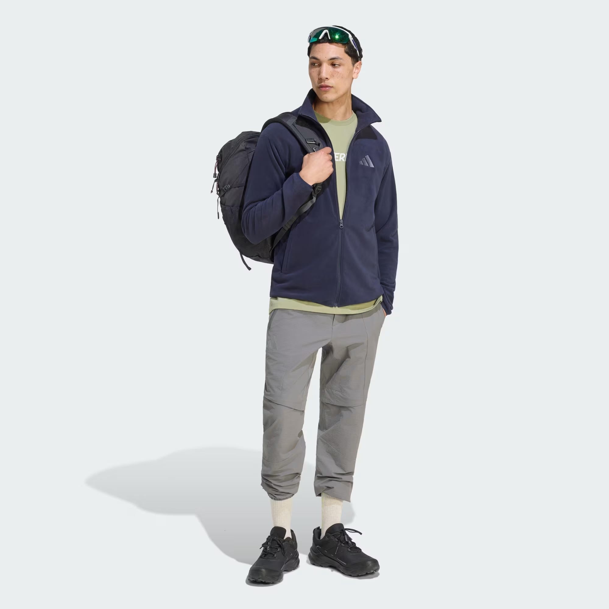 adidas Terrex Multi Essentials Full-Zip Fleece Erkek Sweatshirt
