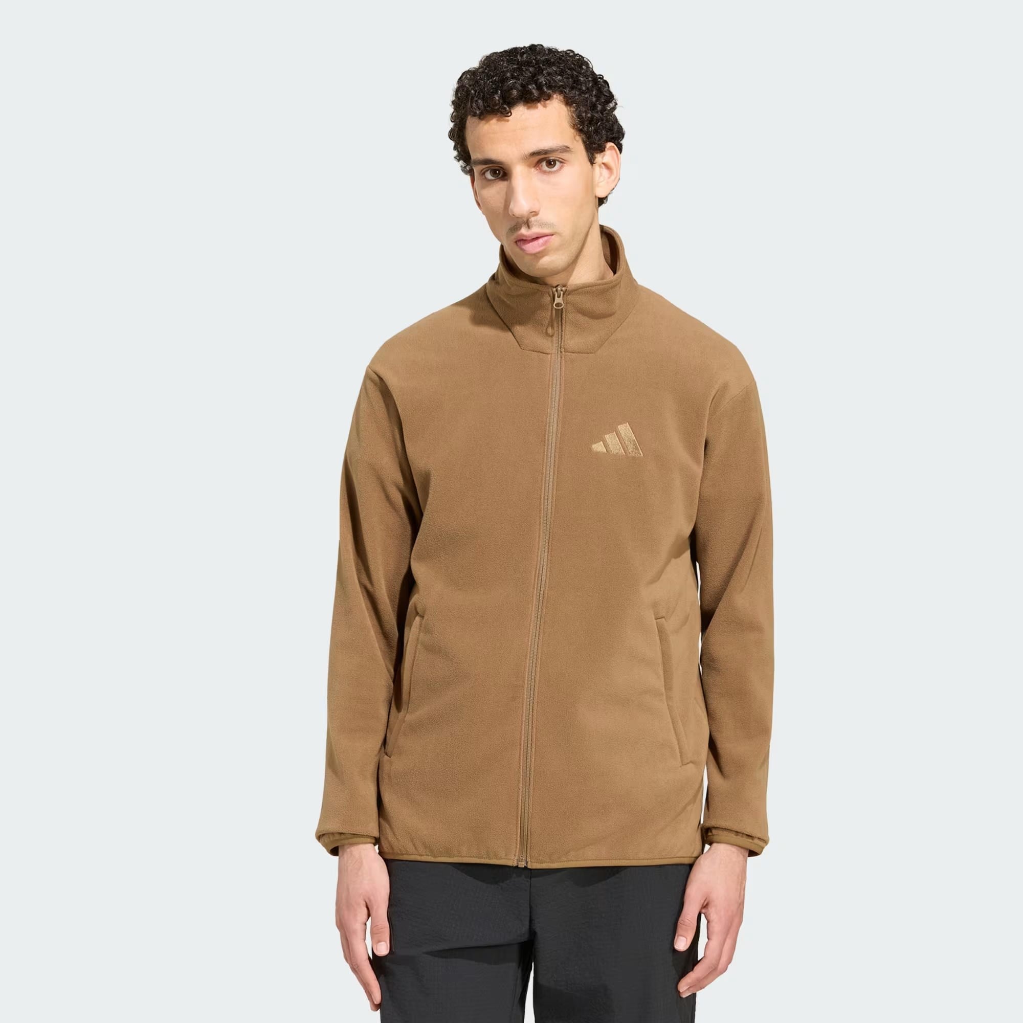 adidas Terrex Multi Essentials Full-Zip Fleece Erkek Sweatshirt