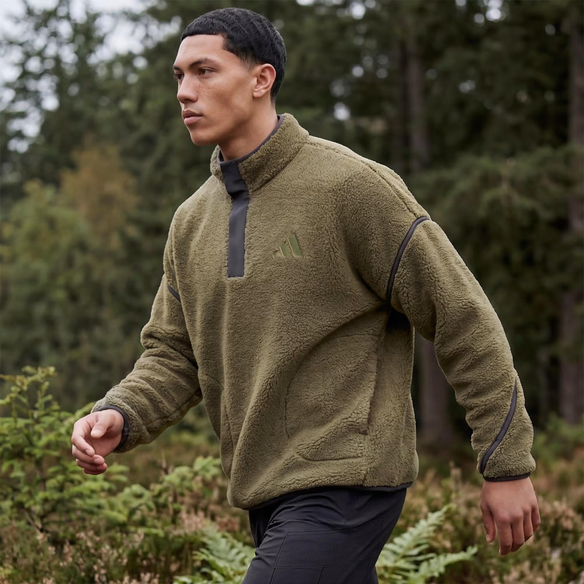 adidas Terrex Multi High Pile Fleece Erkek Sweatshirt
