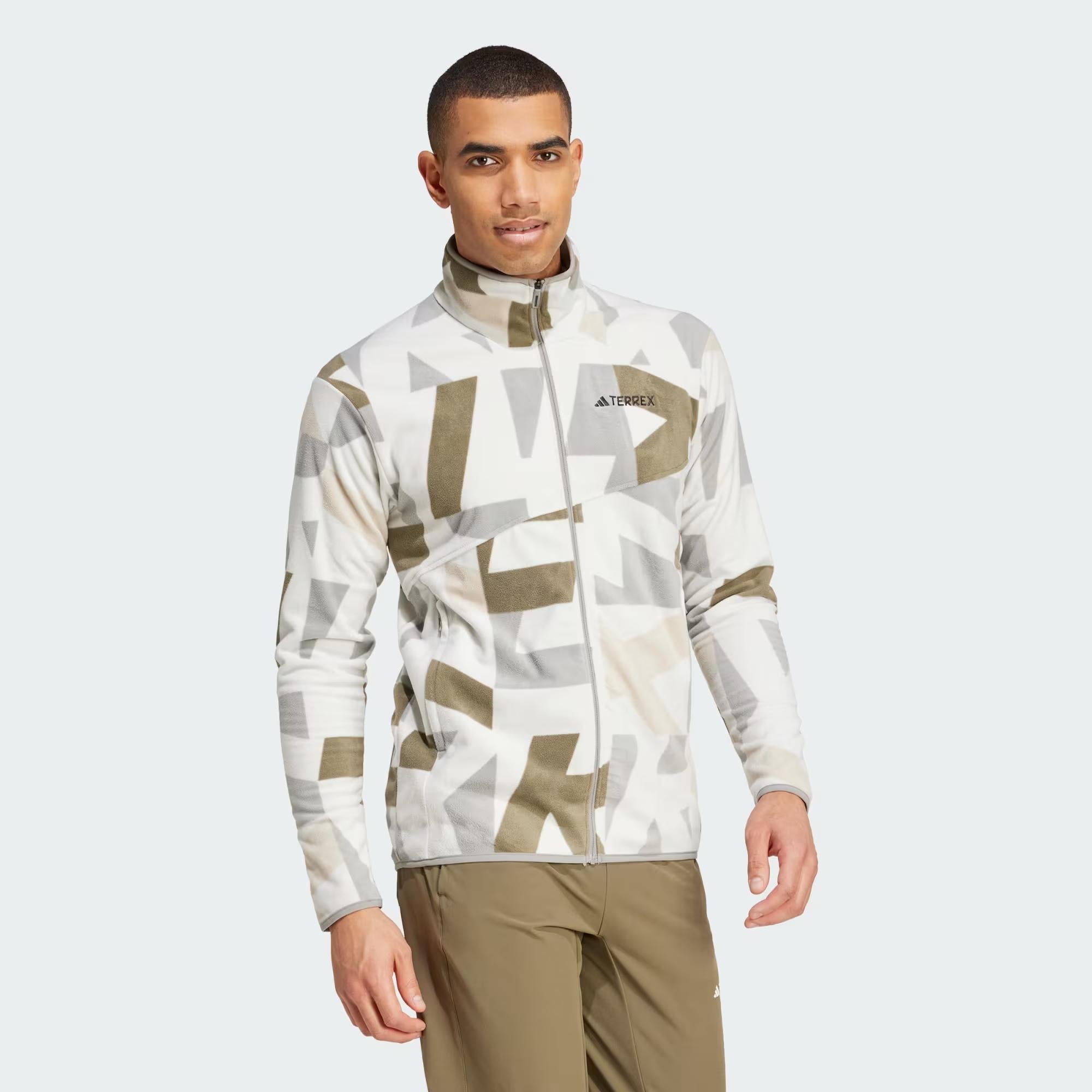 adidas Terrex Multi Printed Full-Zip Erkek Sweatshirt