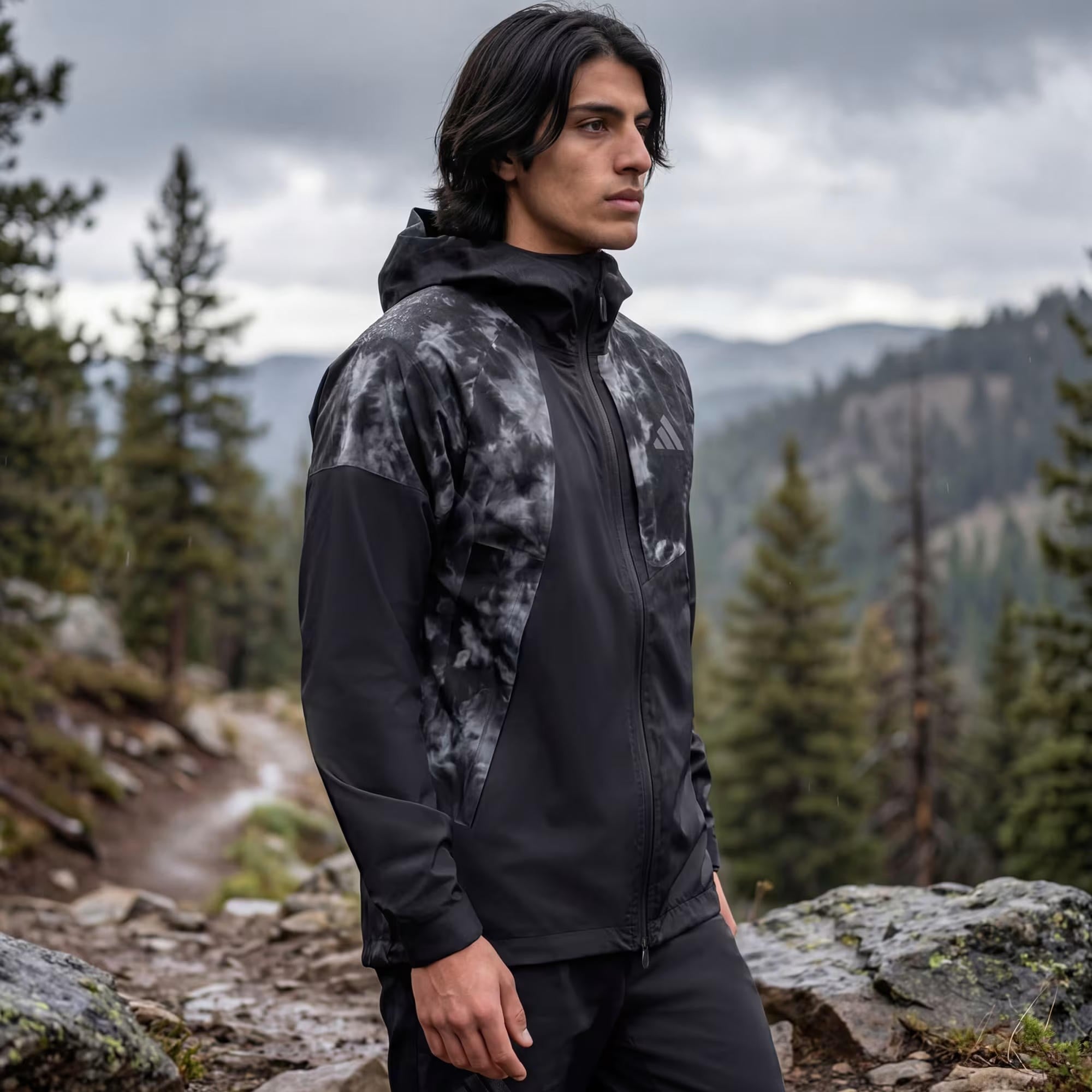 adidas Terrex Xperior 2.5 Layer Hybrid Primeknit Spray Dye Climaproof Erkek Rüzgarlık