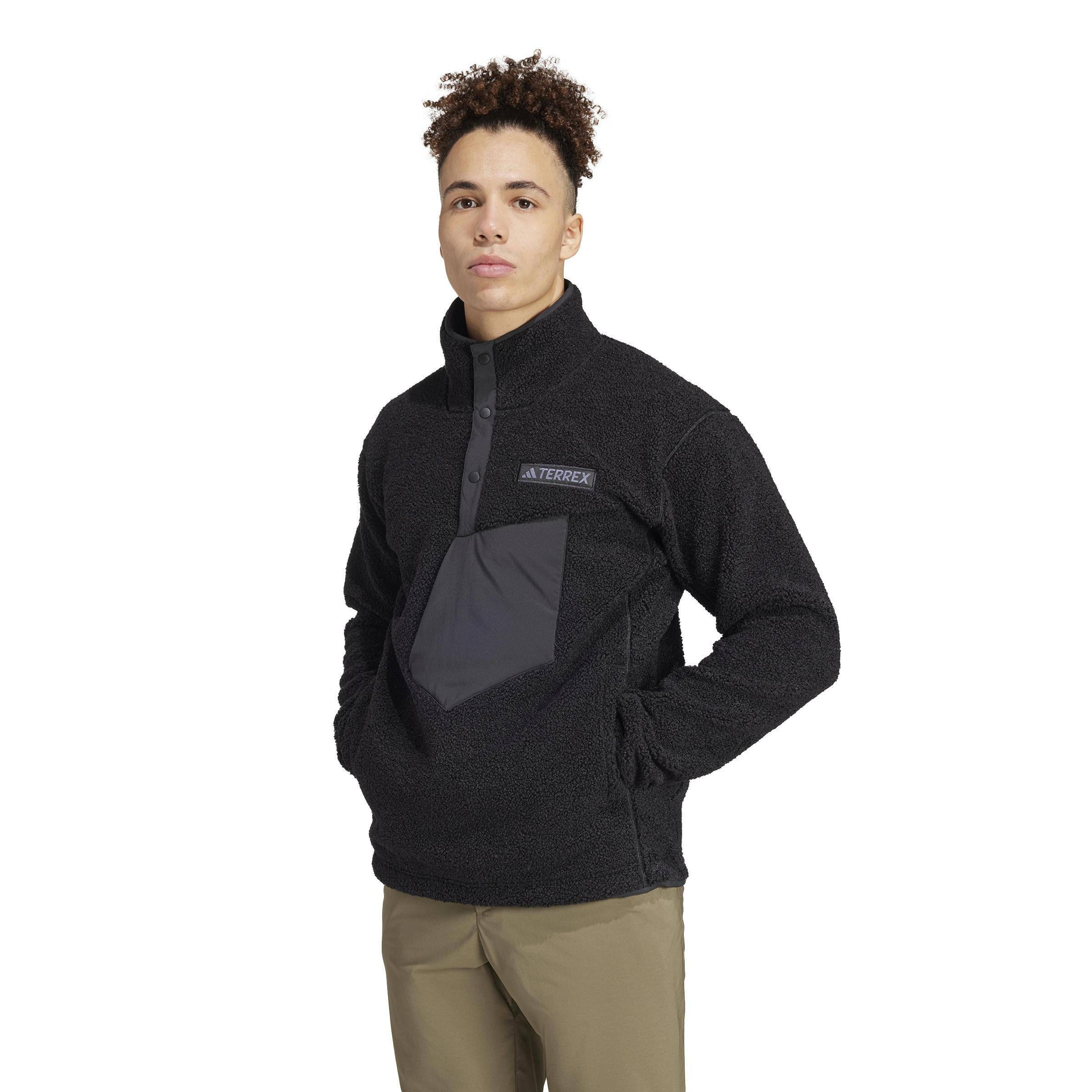 adidas Terrex Xploric High Pile Fleece Pullover Erkek Sweatshirt