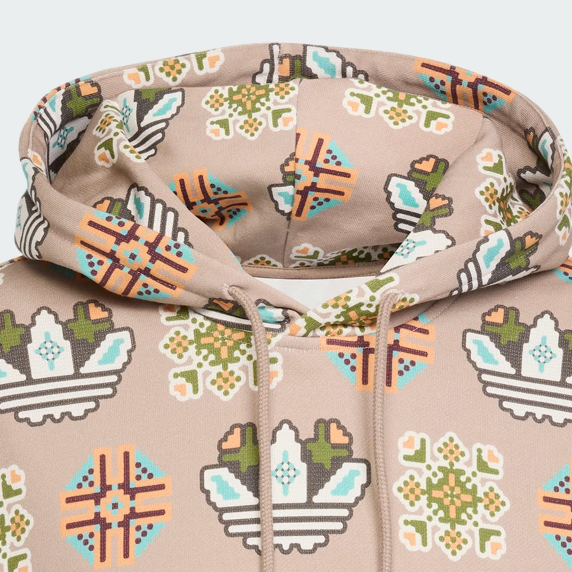 adidas Tile Allover Print Loose Erkek Sweatshirt
