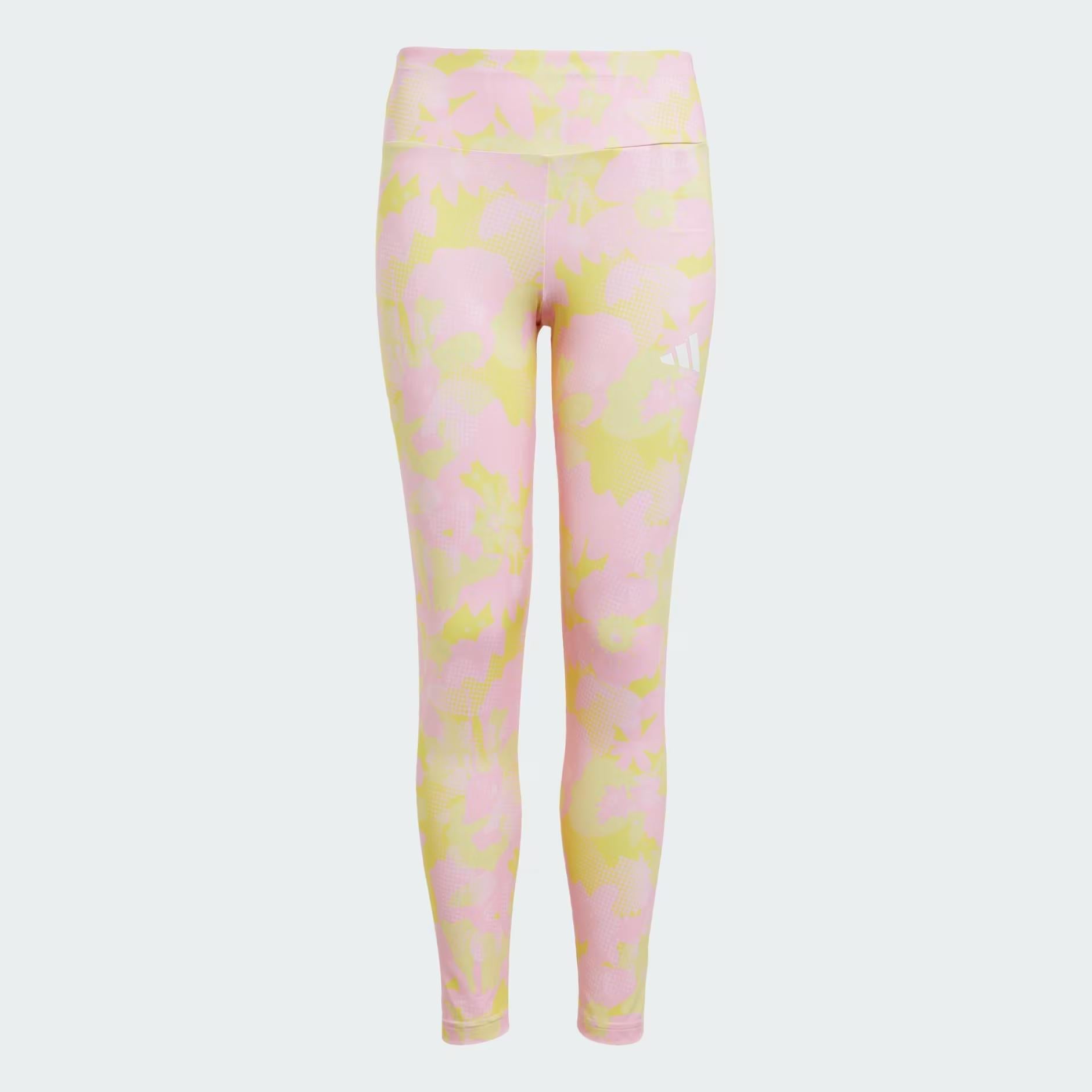adidas Train Essentials Flower Print Leggings Çocuk Tayt
