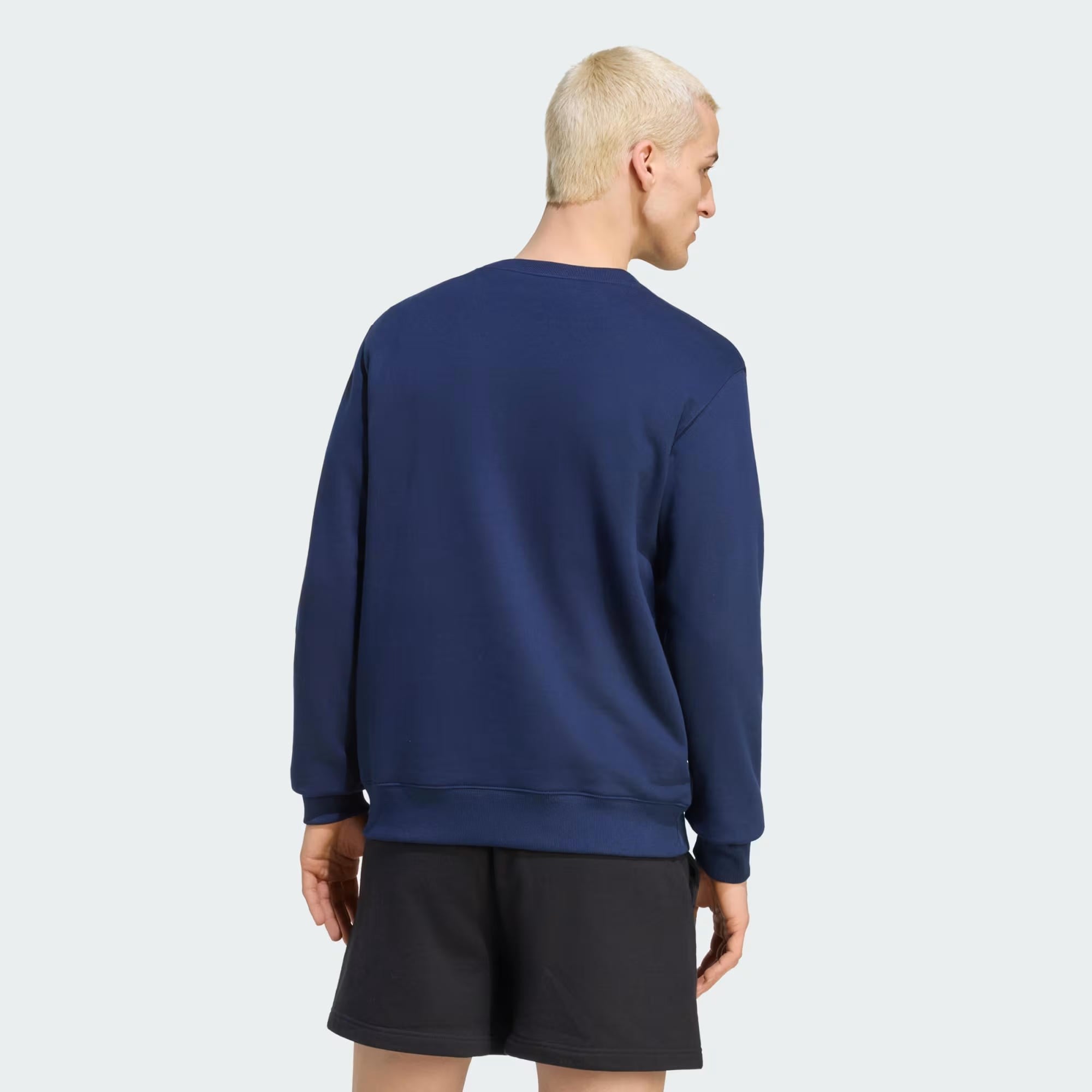 adidas Trefoil Essentials Crew French Terry Erkek Sweatshirt