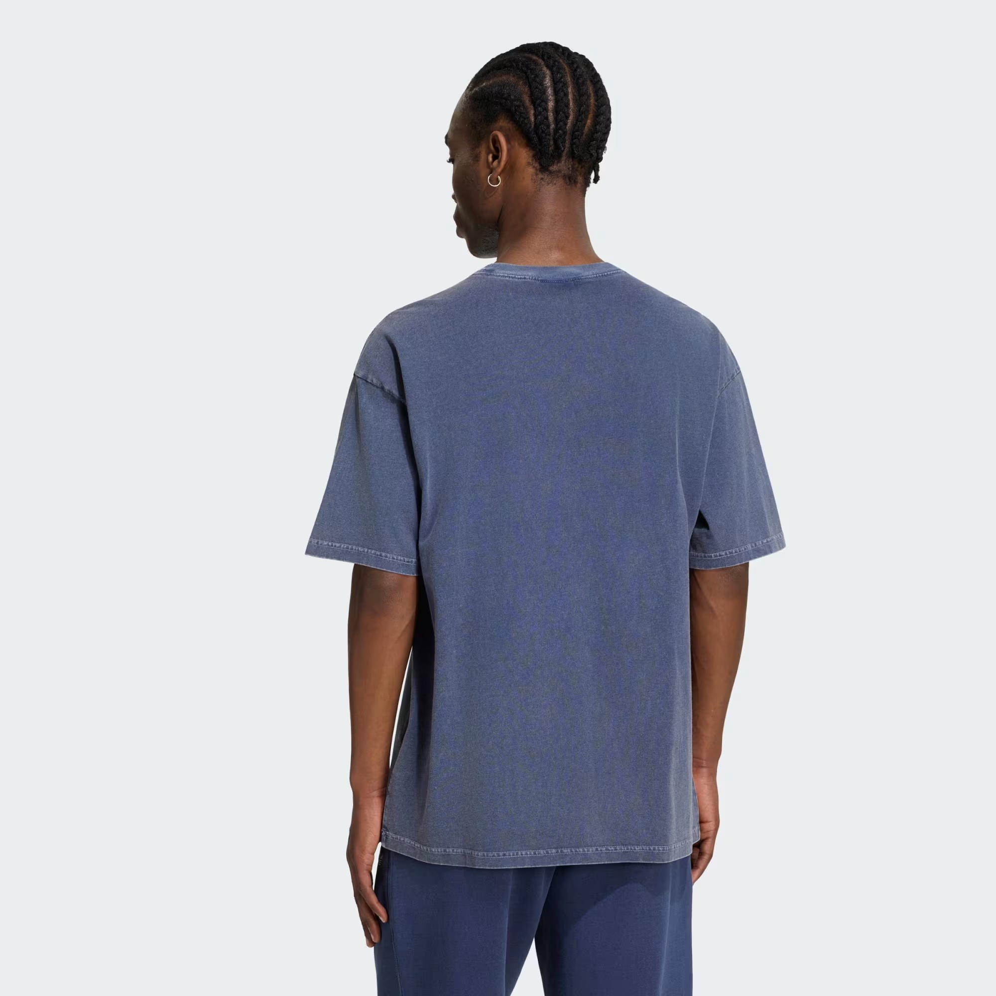 adidas Trefoil Essentials Washed Loose Dropped Shoulder Erkek Tişört