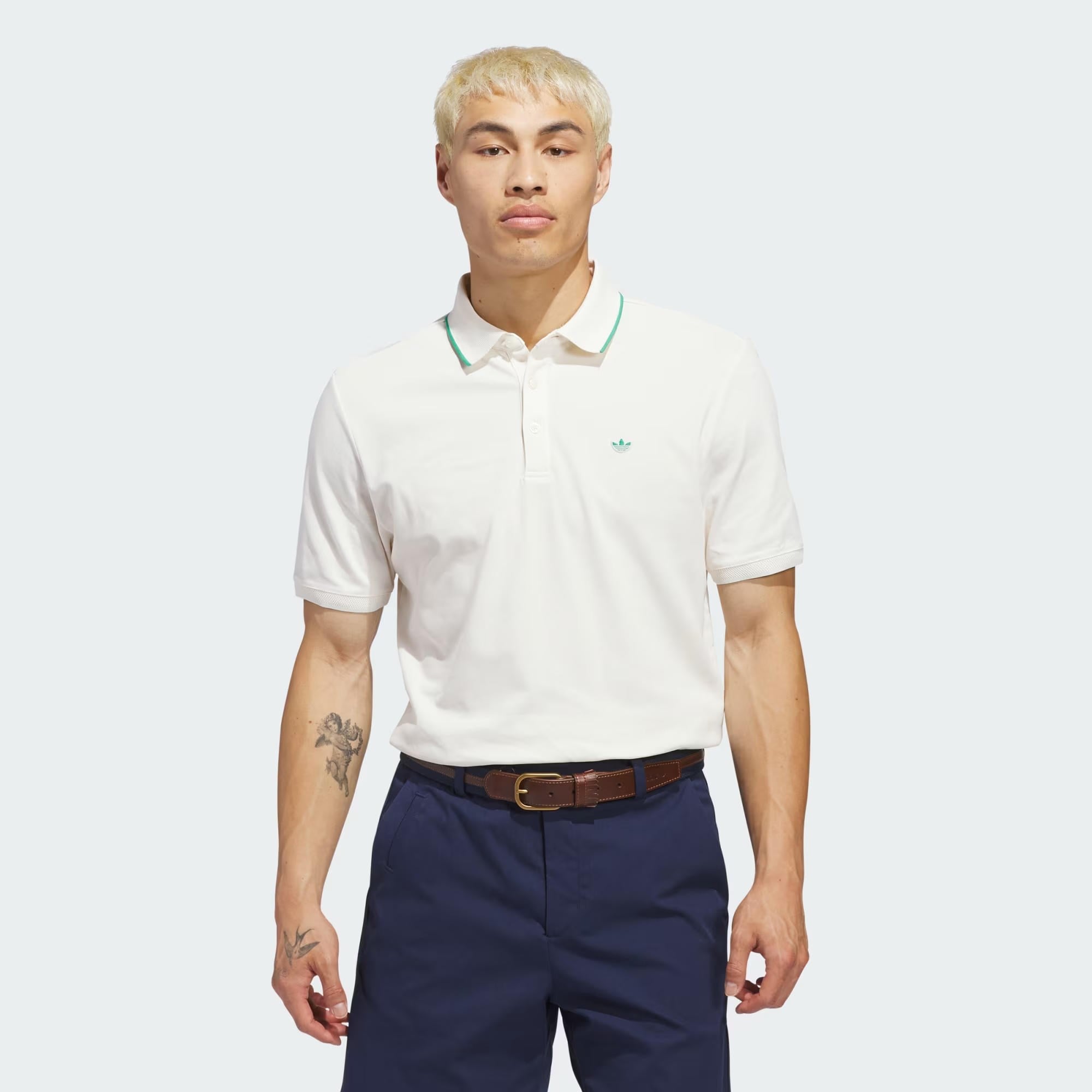 adidas Twistknit Trefoil Polo Erkek Tişört