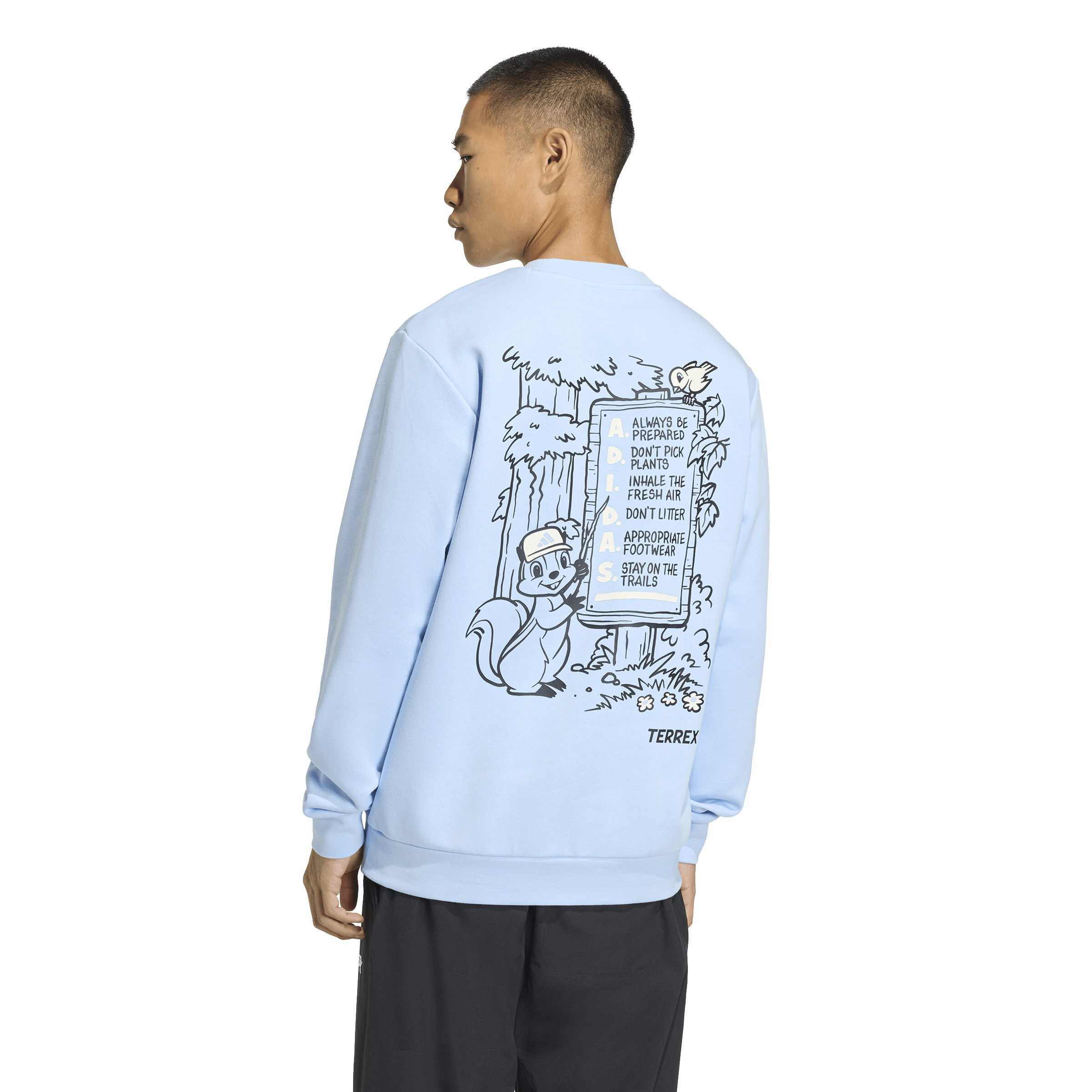 adidas U Trail Rules C Erkek Sweatshirt