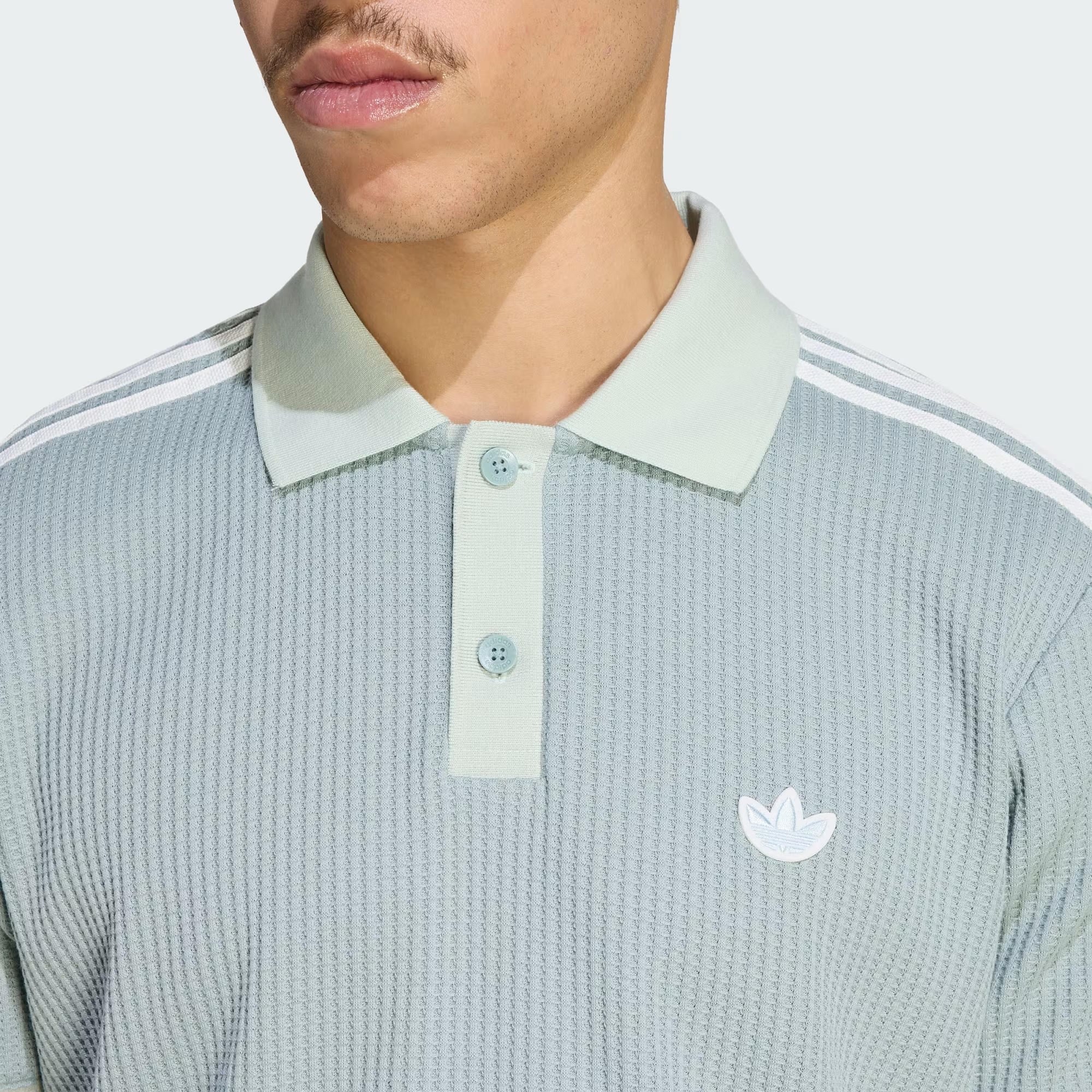 adidas Waffle Knit Polo Erkek Tişört