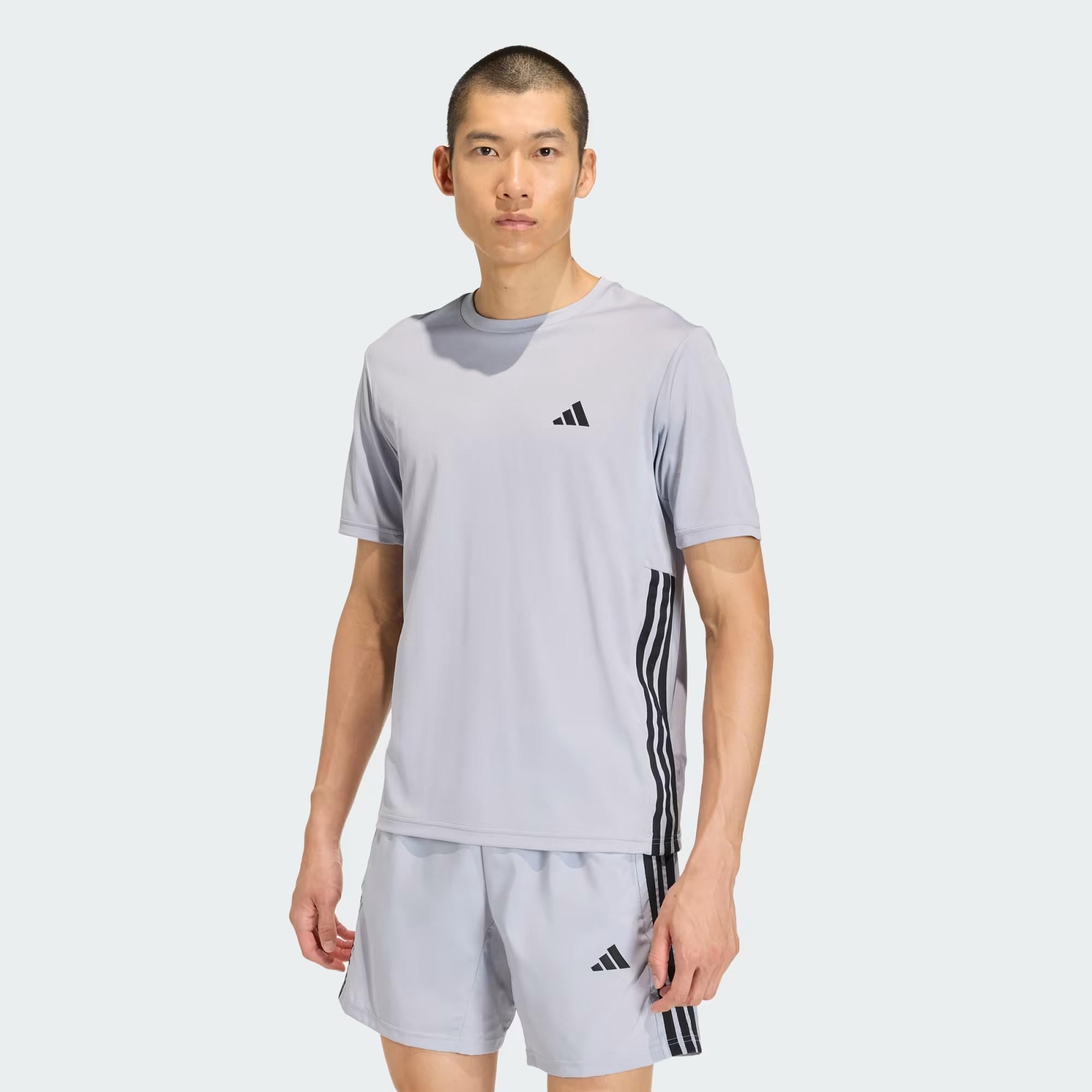 adidas Workout Essentials Base 3 Stripes Erkek Tişört