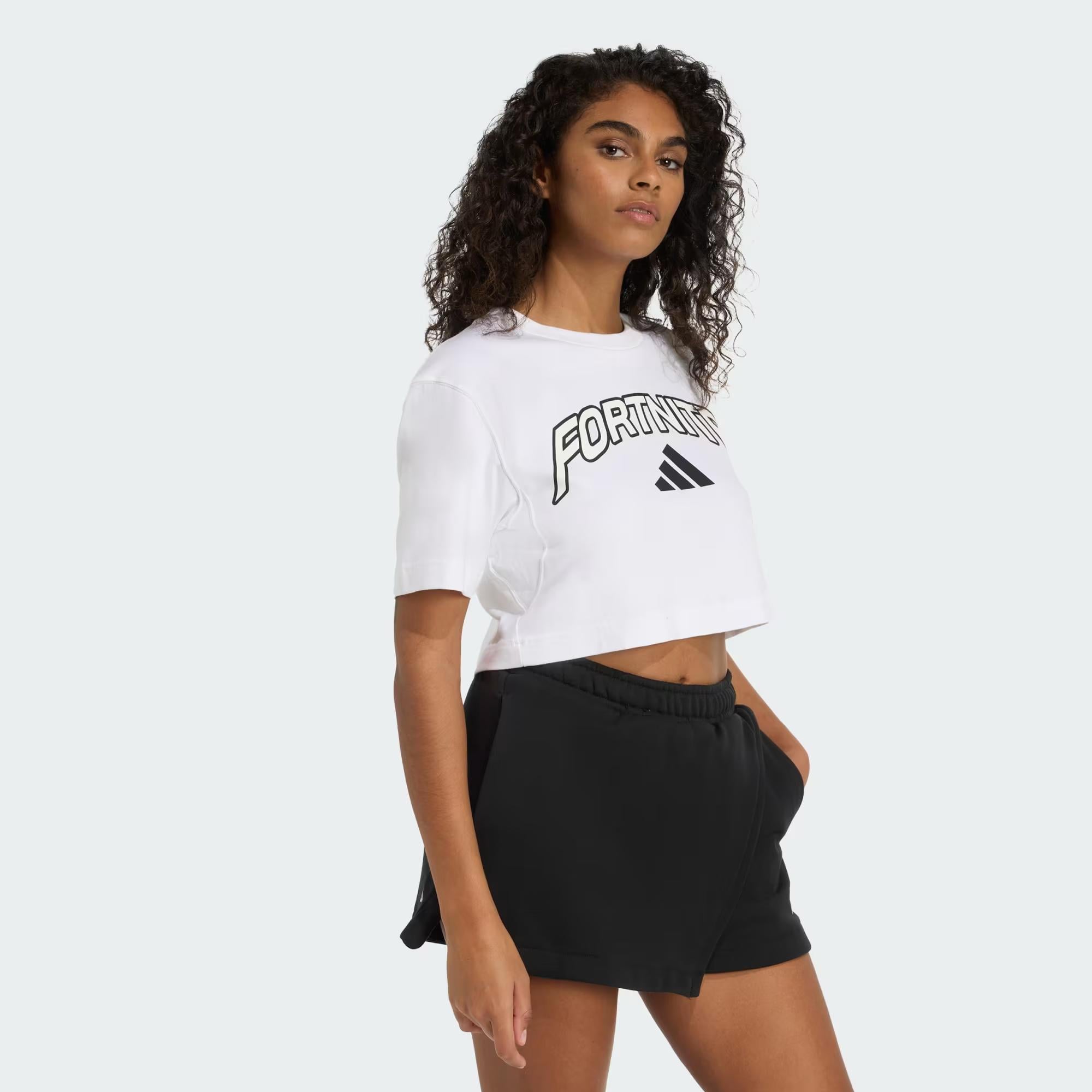 adidas x Fortnite Crop Kadın Tişört
