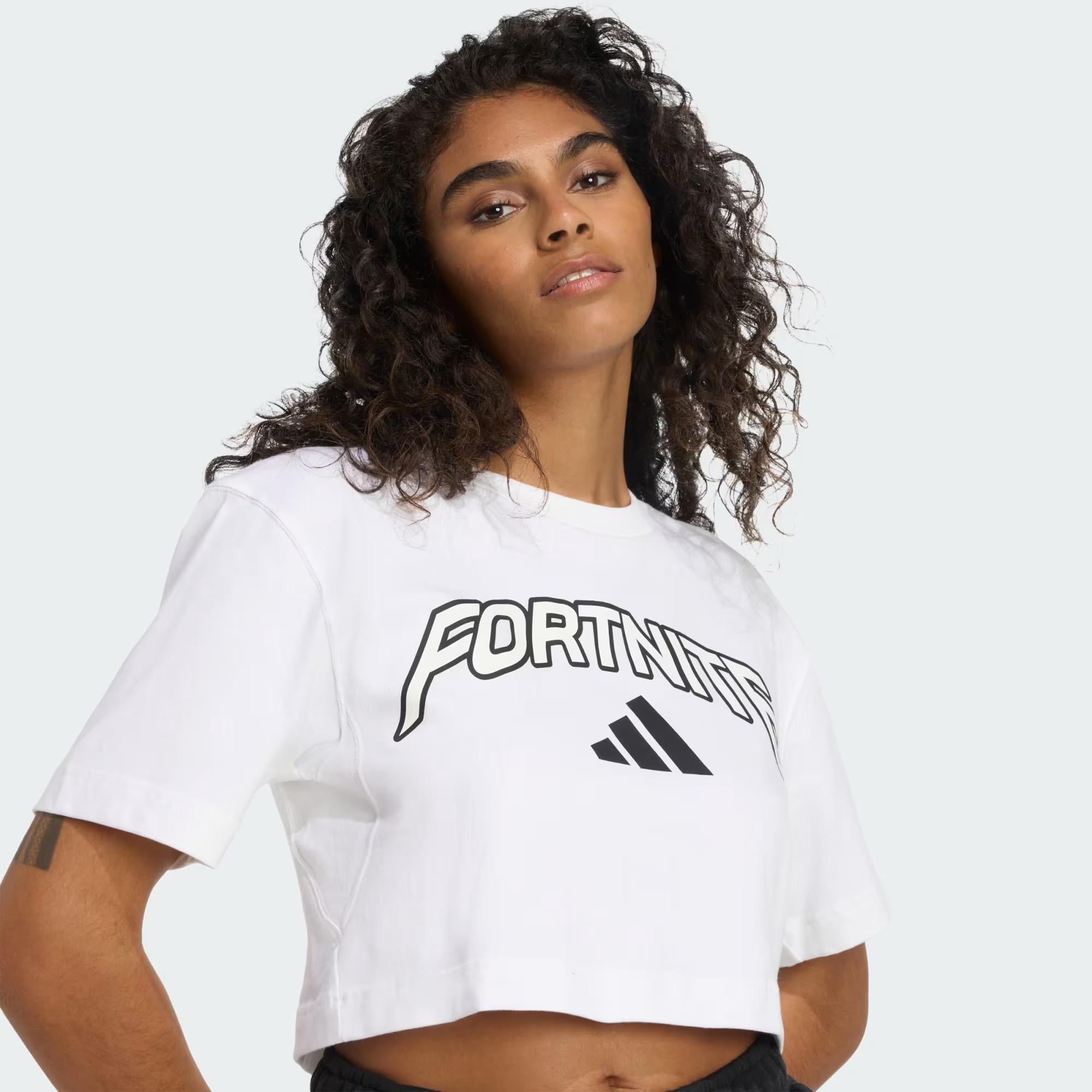 adidas x Fortnite Crop Kadın Tişört