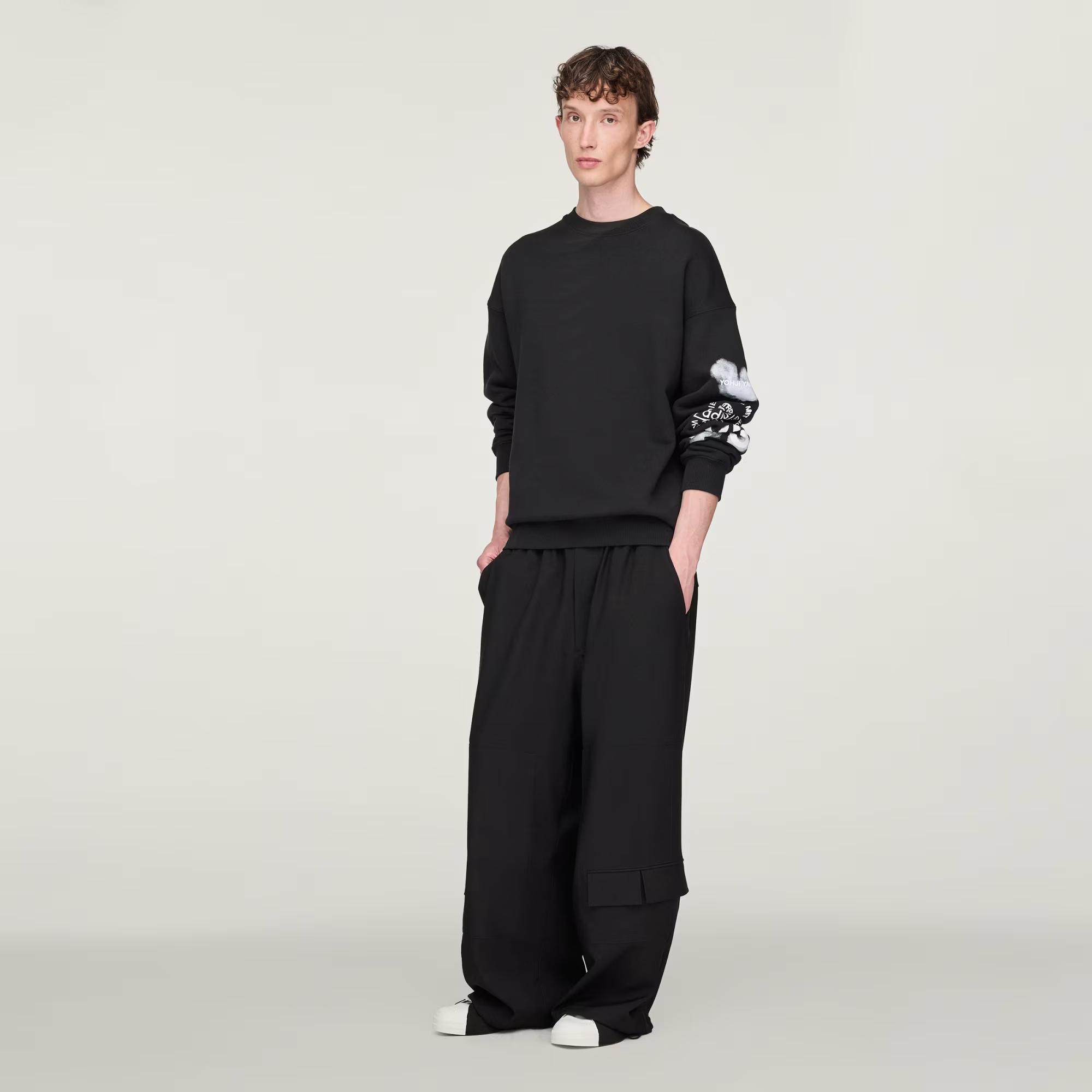 adidas Y-3 Graphic Crew Erkek Sweatshirt