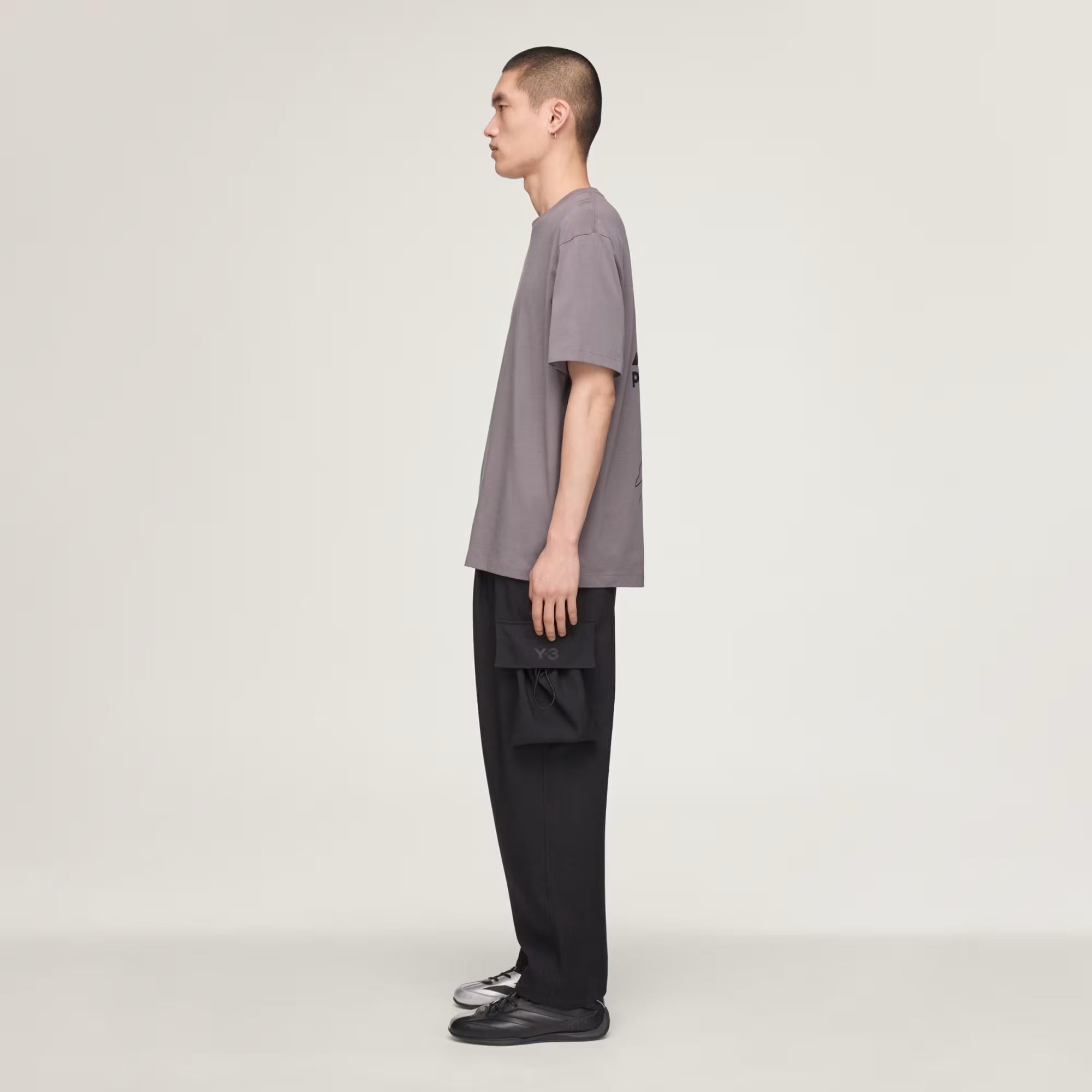 adidas Y-3 Mercedes Logo Stack Erkek Tişört
