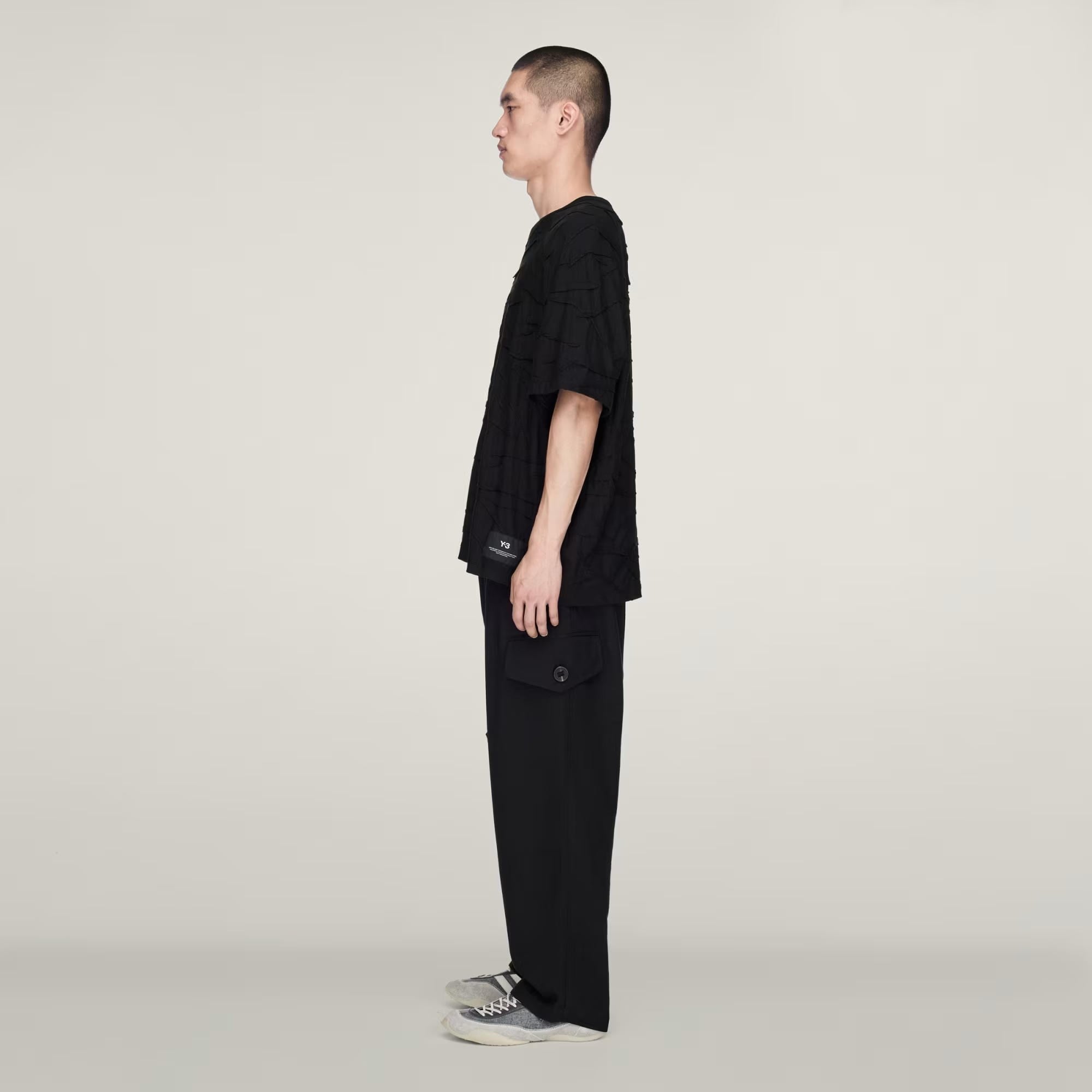 adidas Y-3 Pleated SS Erkek Tişört