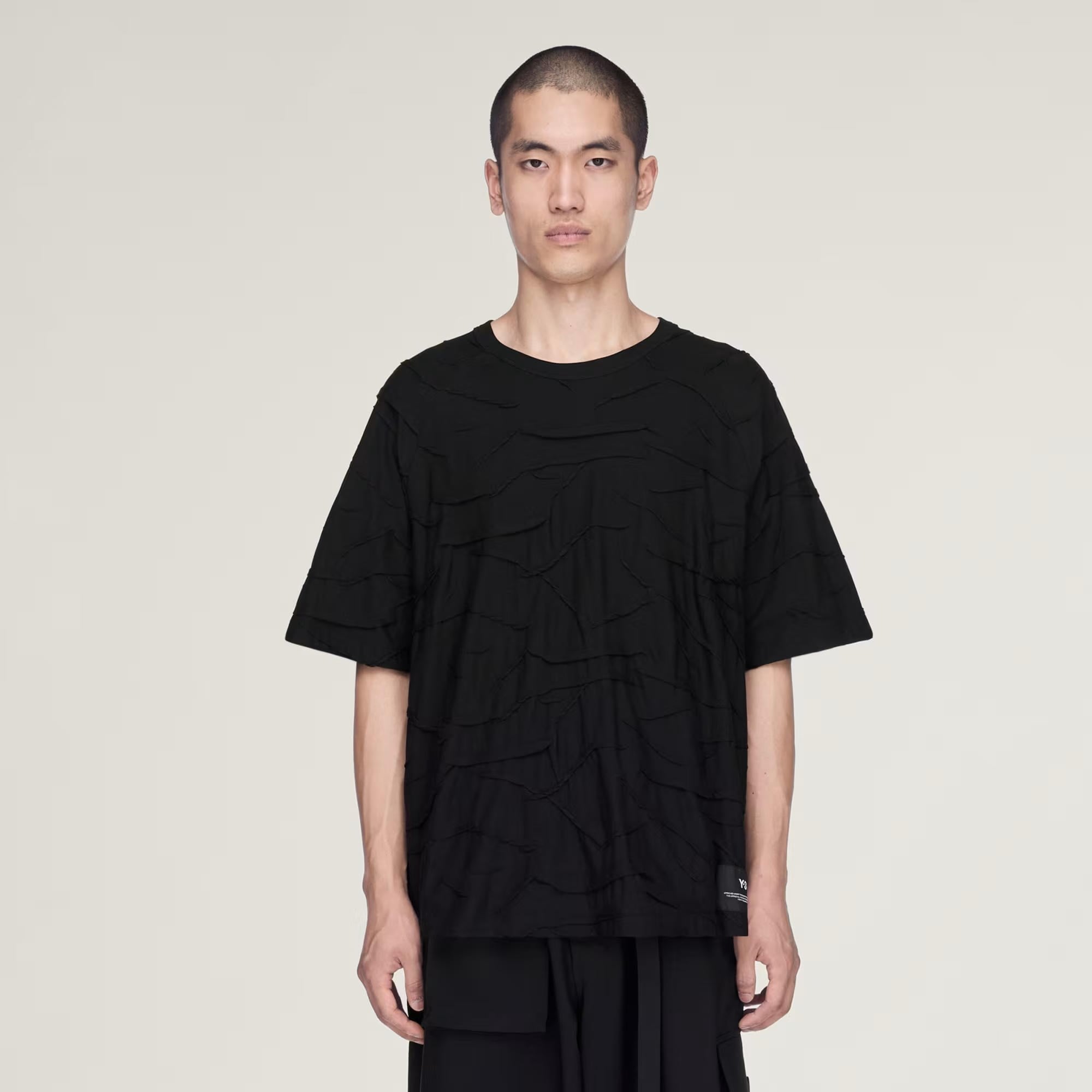 adidas Y-3 Pleated SS Erkek Tişört