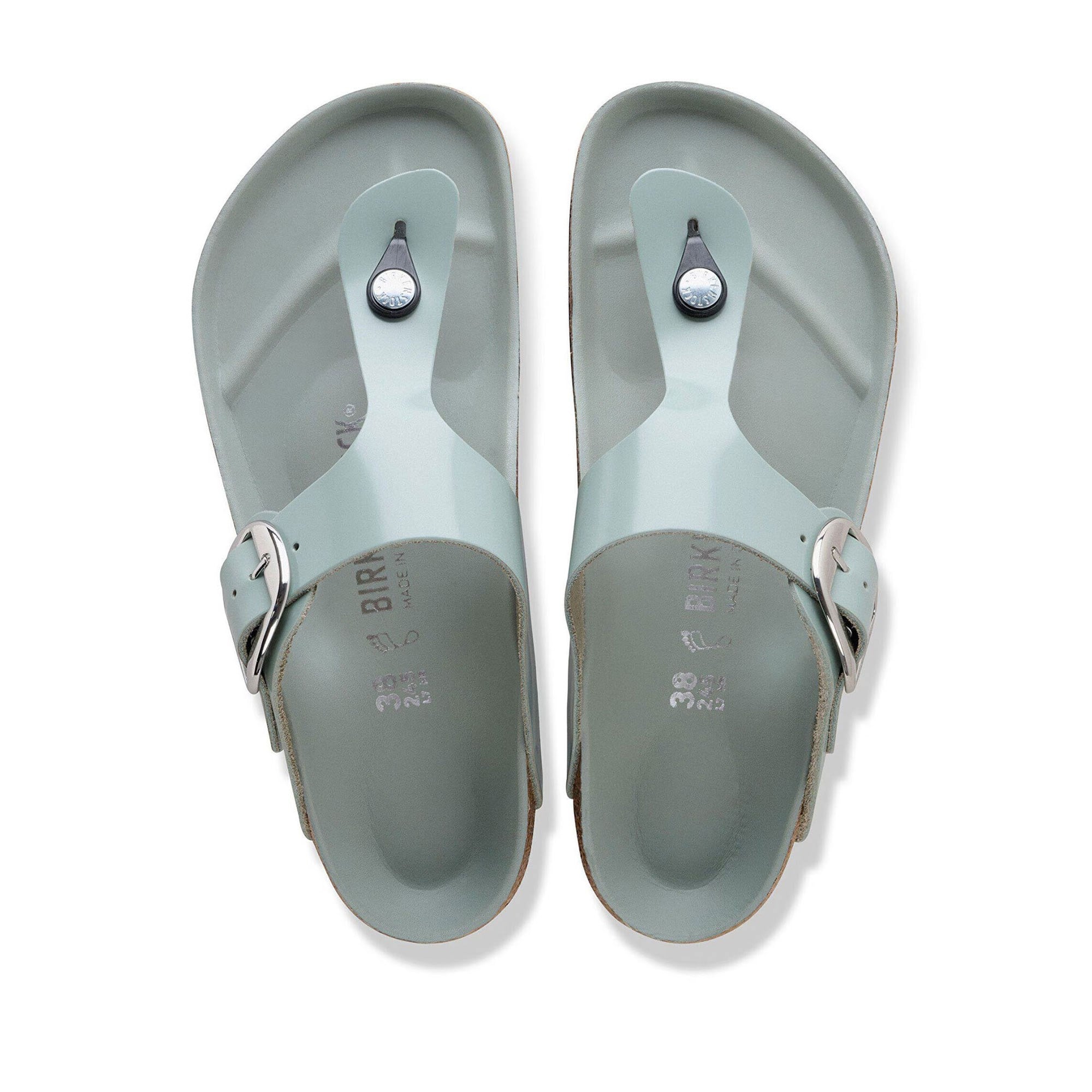 Birkenstock Gizeh Big Buckle NL High Shine Erkek Terlik