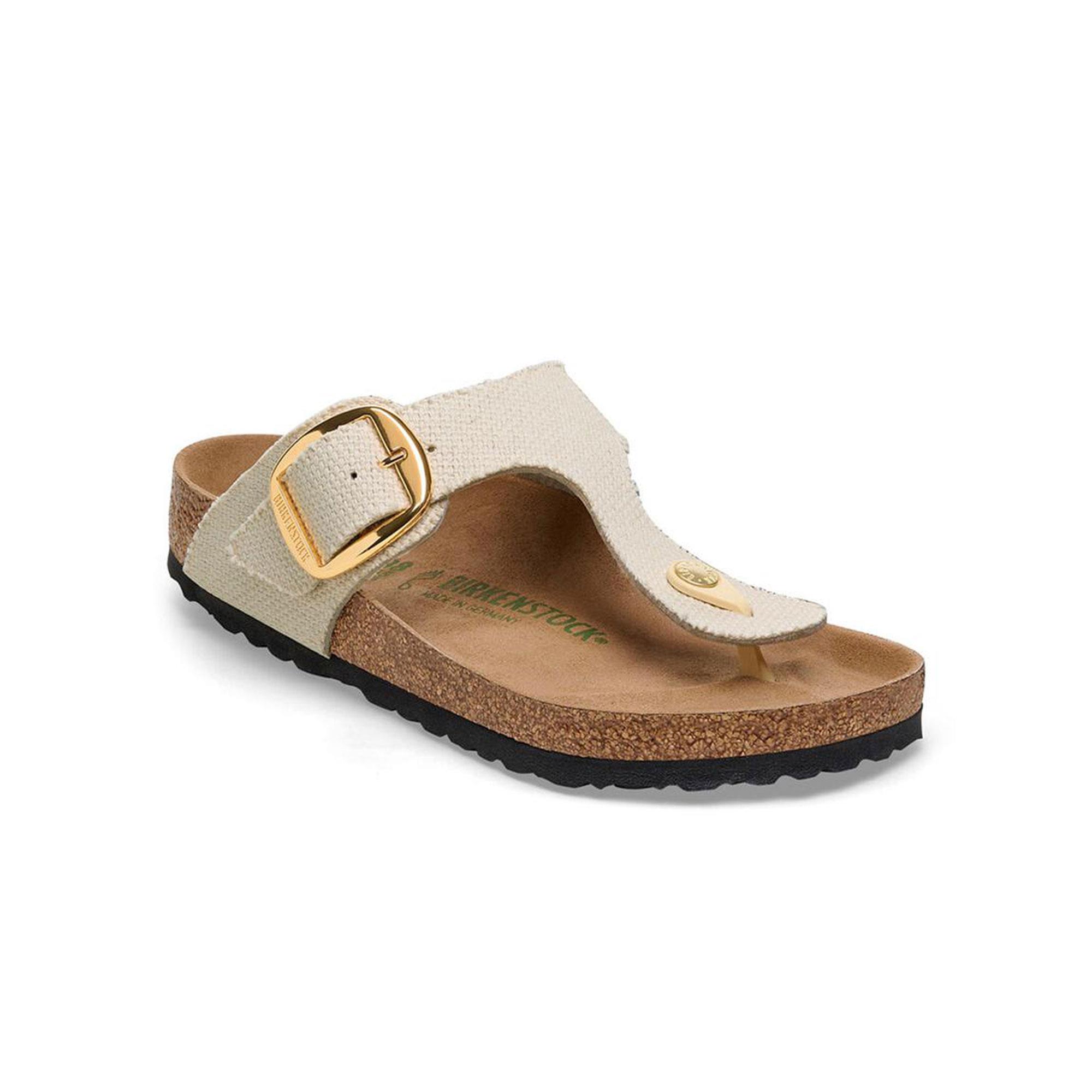 Birkenstock Gizeh Big Buckle Tex Rough Canvas Vegan Kadın Terlik
