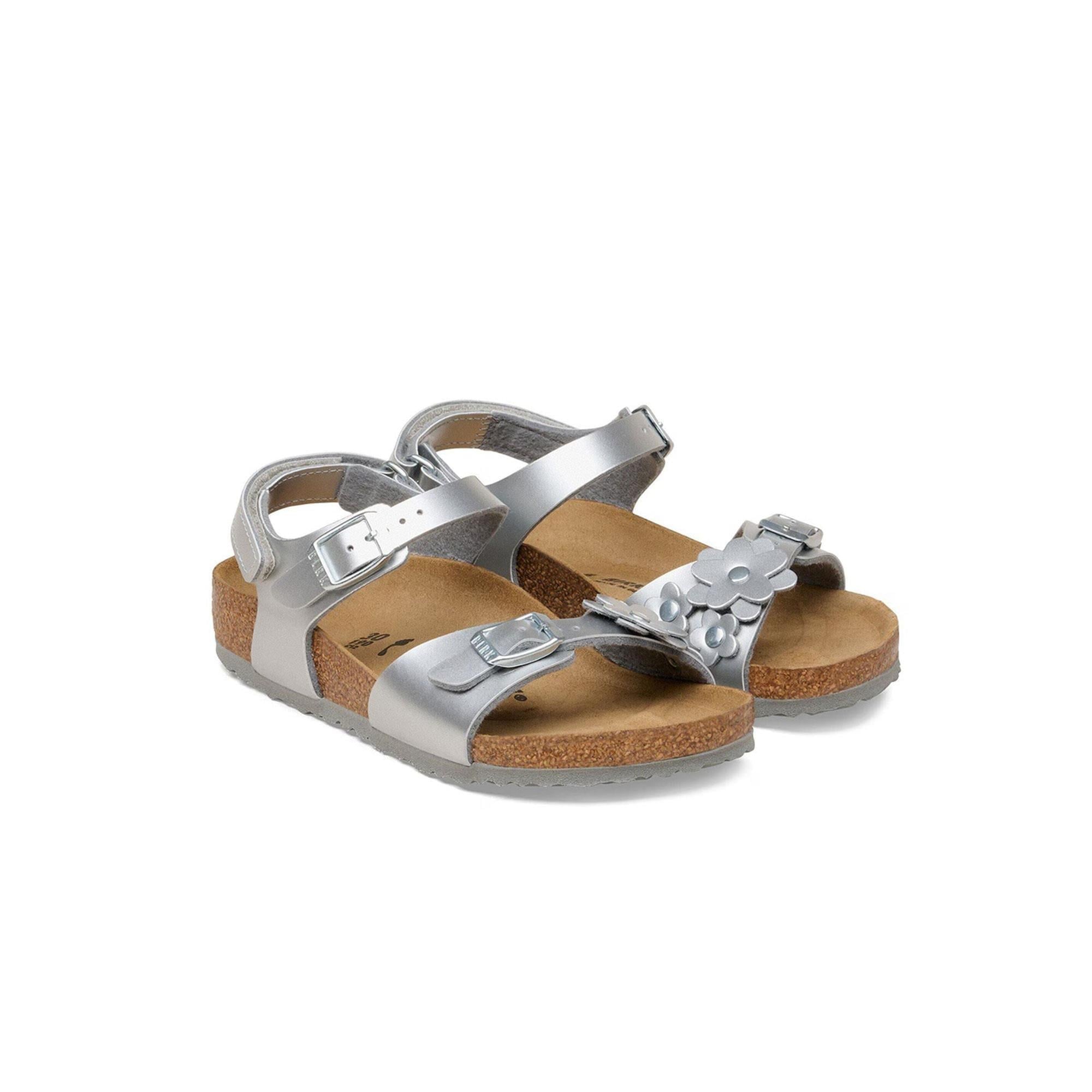 Birkenstock Rio Flowers BF Electric Metallic AS Çocuk Sandalet