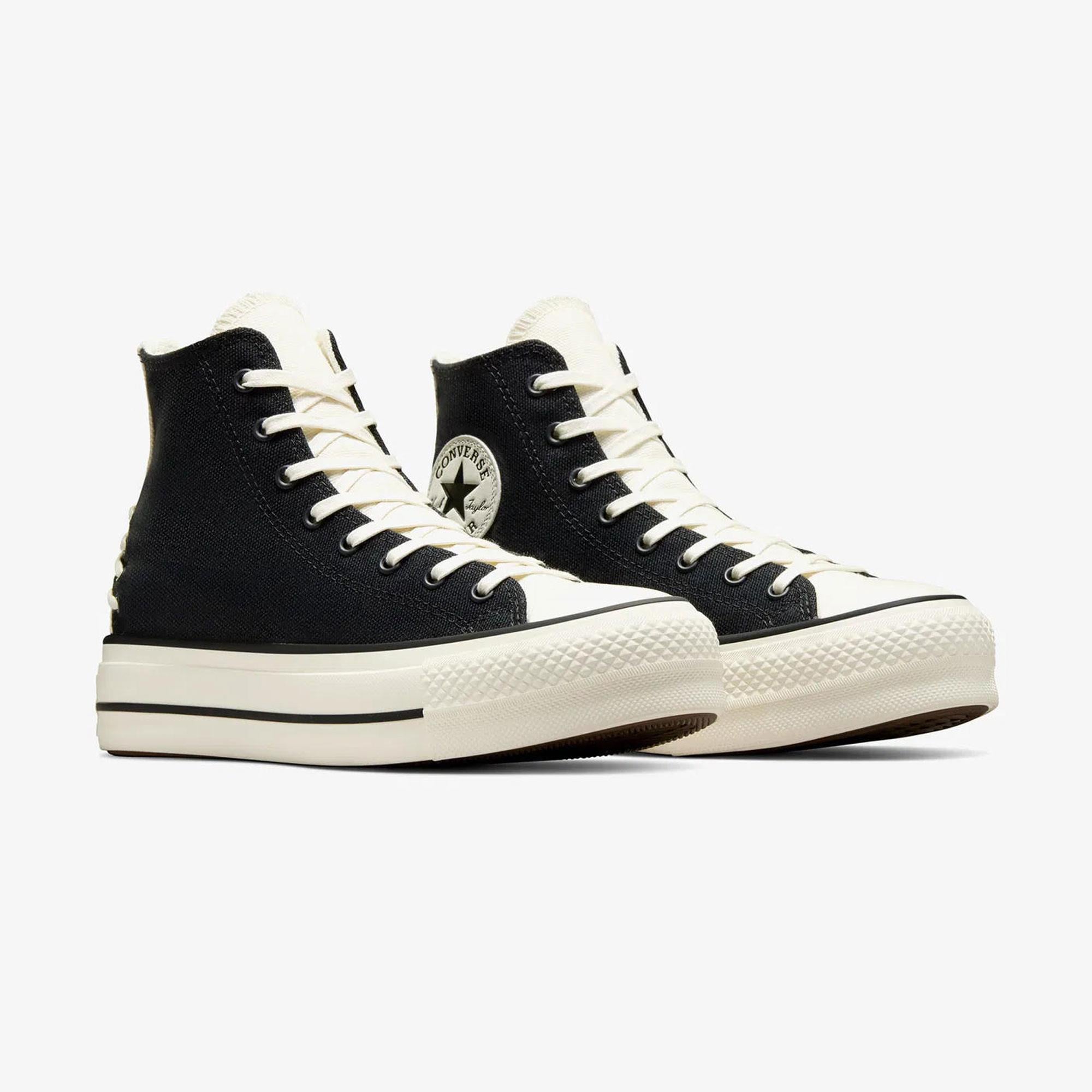 Converse Chuck Taylor All Star Crafted Laces Lift Platform Kadın Günlük Spor Ayakkabı