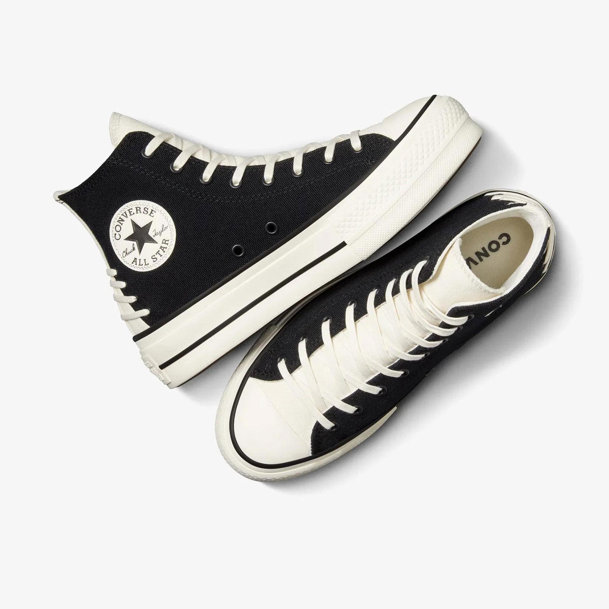 Converse Chuck Taylor All Star Crafted Laces Lift Platform Kadın Günlük Spor Ayakkabı