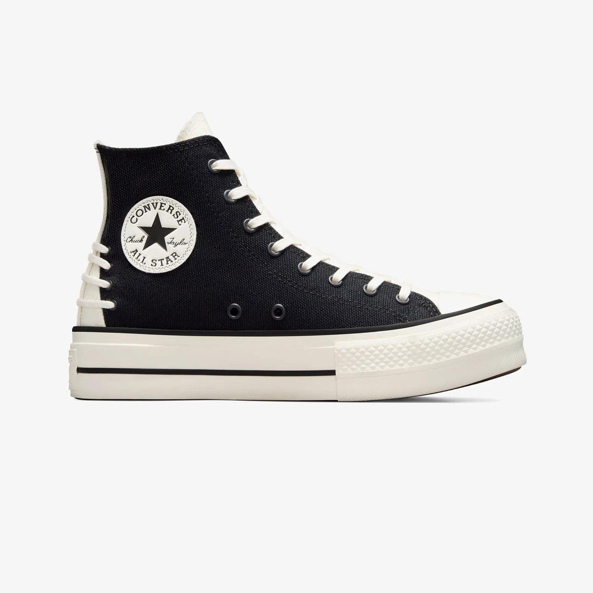 Converse Chuck Taylor All Star Crafted Laces Lift Platform Kadın Günlük Spor Ayakkabı
