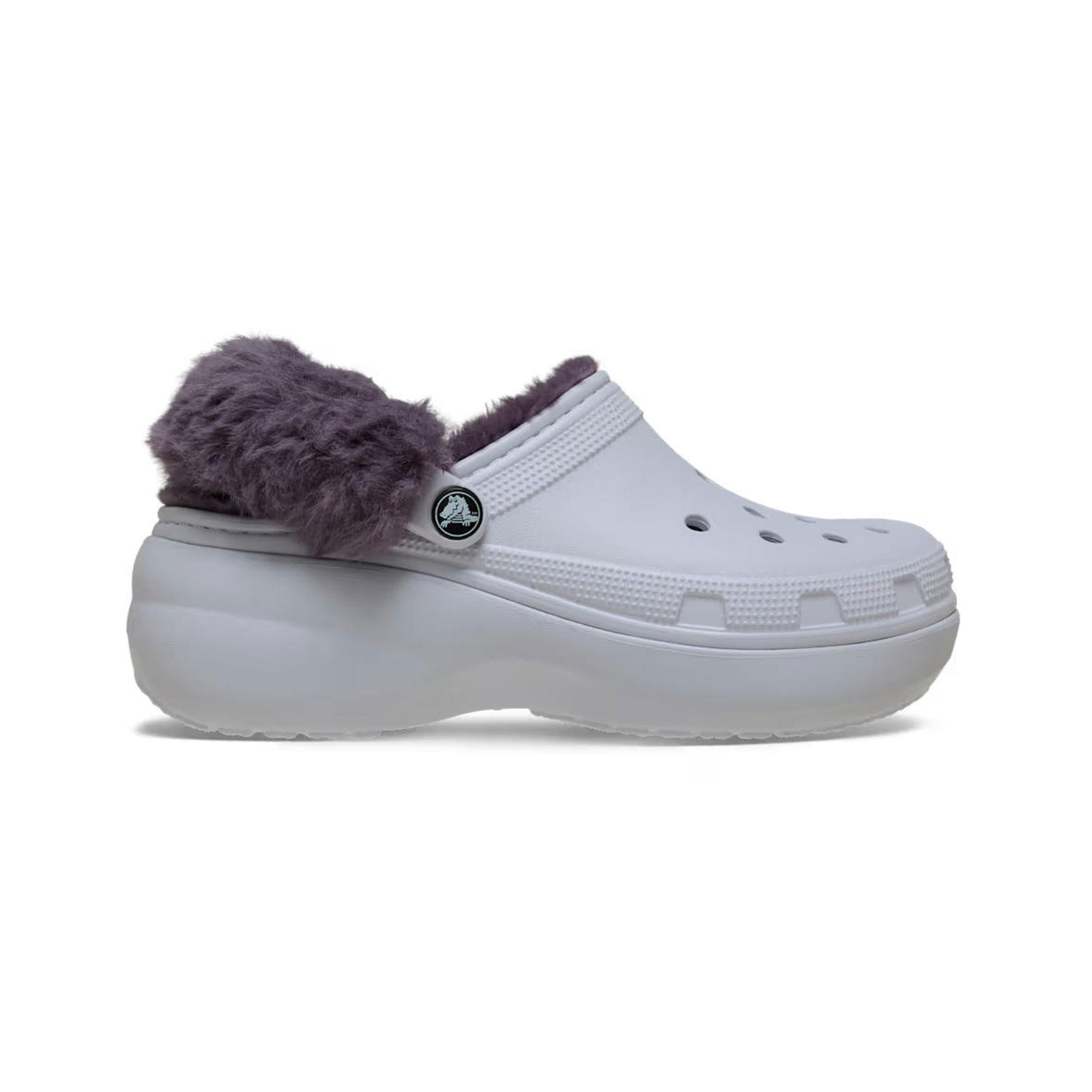 Crocs Classic Platform Fuzz Lined Kadın Terlik