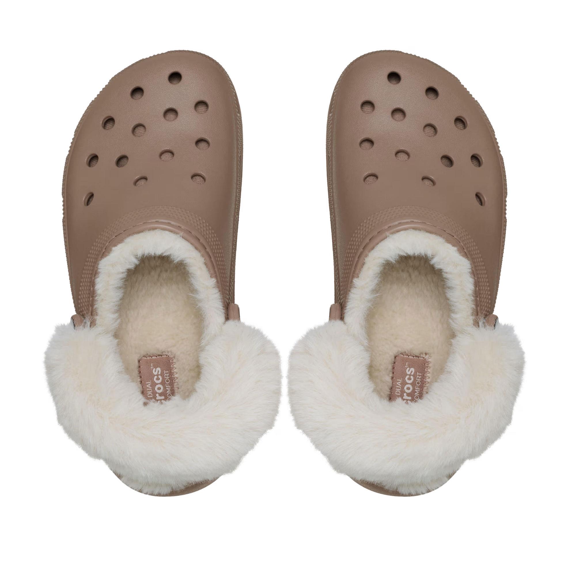 Crocs Classic Platform Fuzz Lined Kadın Terlik