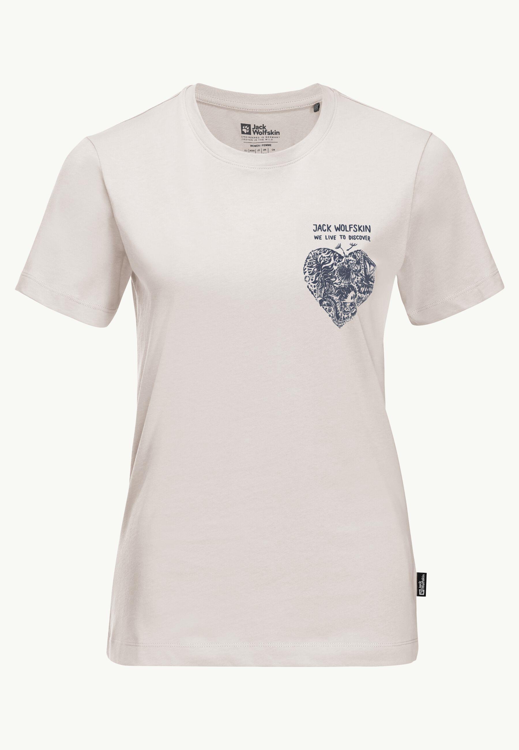 Jack Wolfskin Discover Heart Kadın Tişört