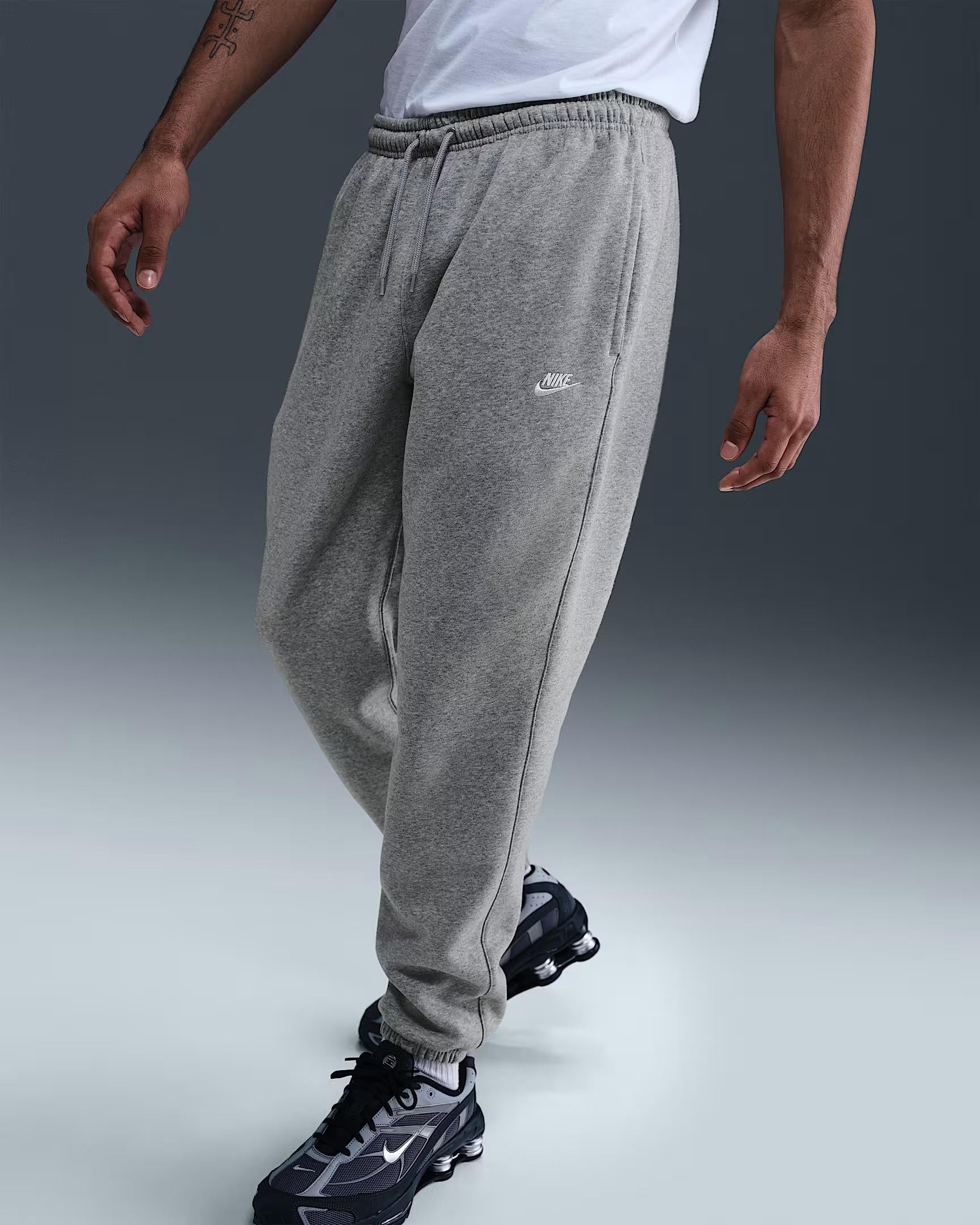 Nike Club Cuffed Brushed Fleece Trousers Erkek Eşofman Altı