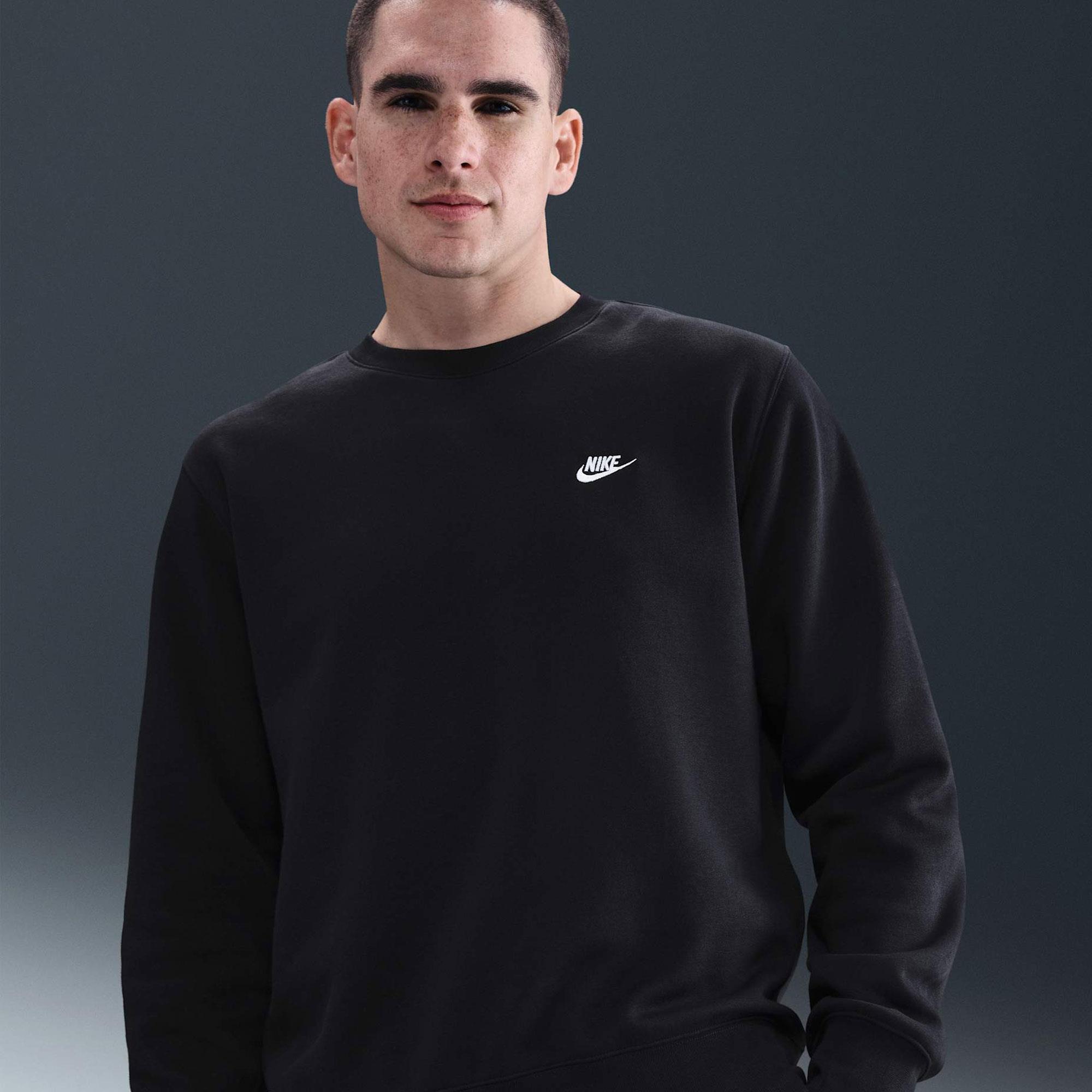 Nike Club Fleece Crew Erkek Sweatshirt