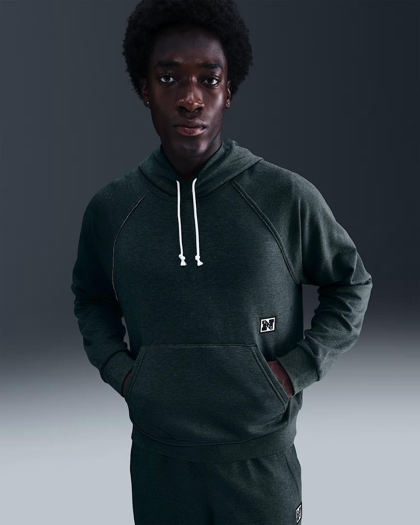 Nike Gym Heritage Dri-FIT Fleece Training Top Erkek Sweatshirt