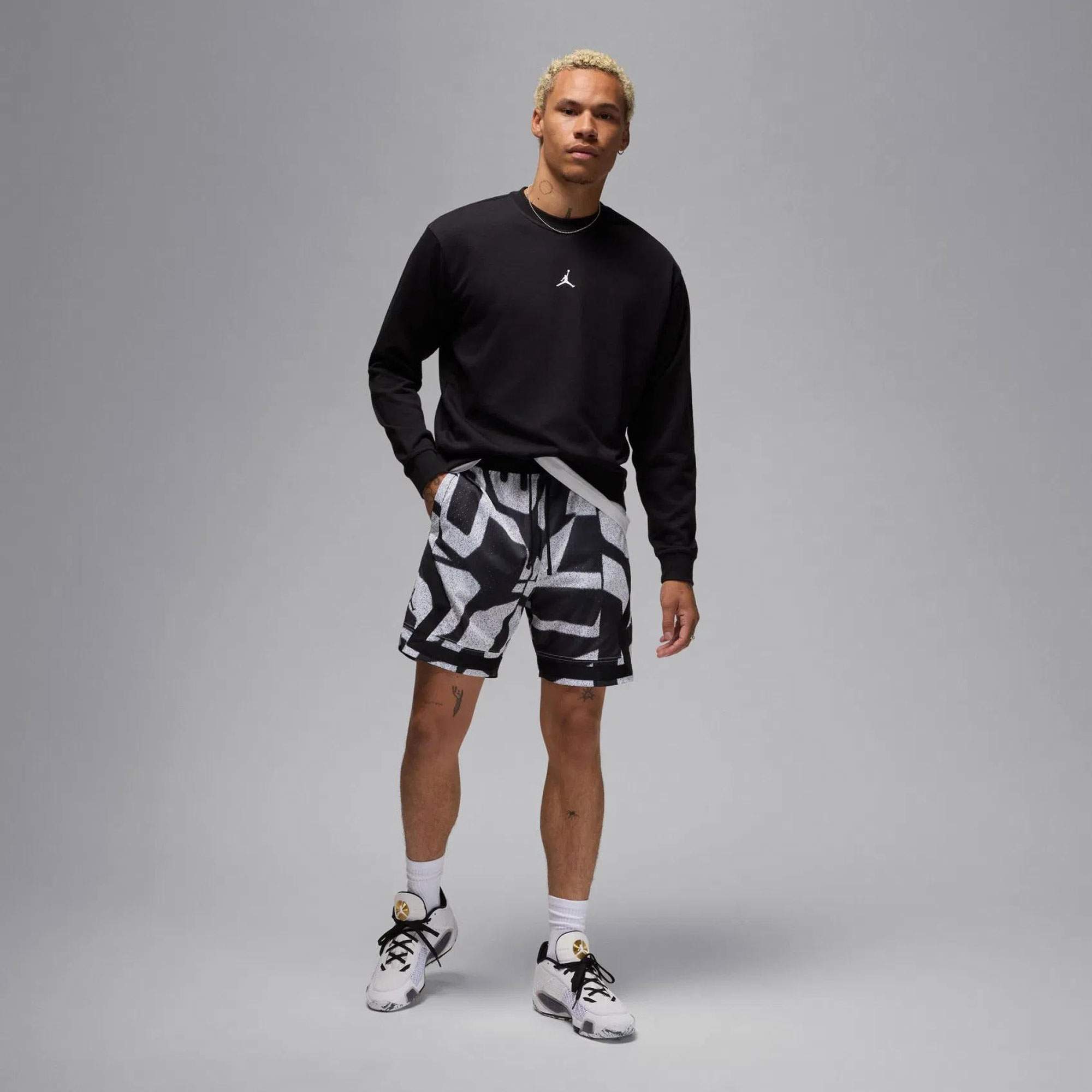 Nike Jordan Jumpman  Dri-FIT Sport Fleece Po Crew Erkek Sweatshirt
