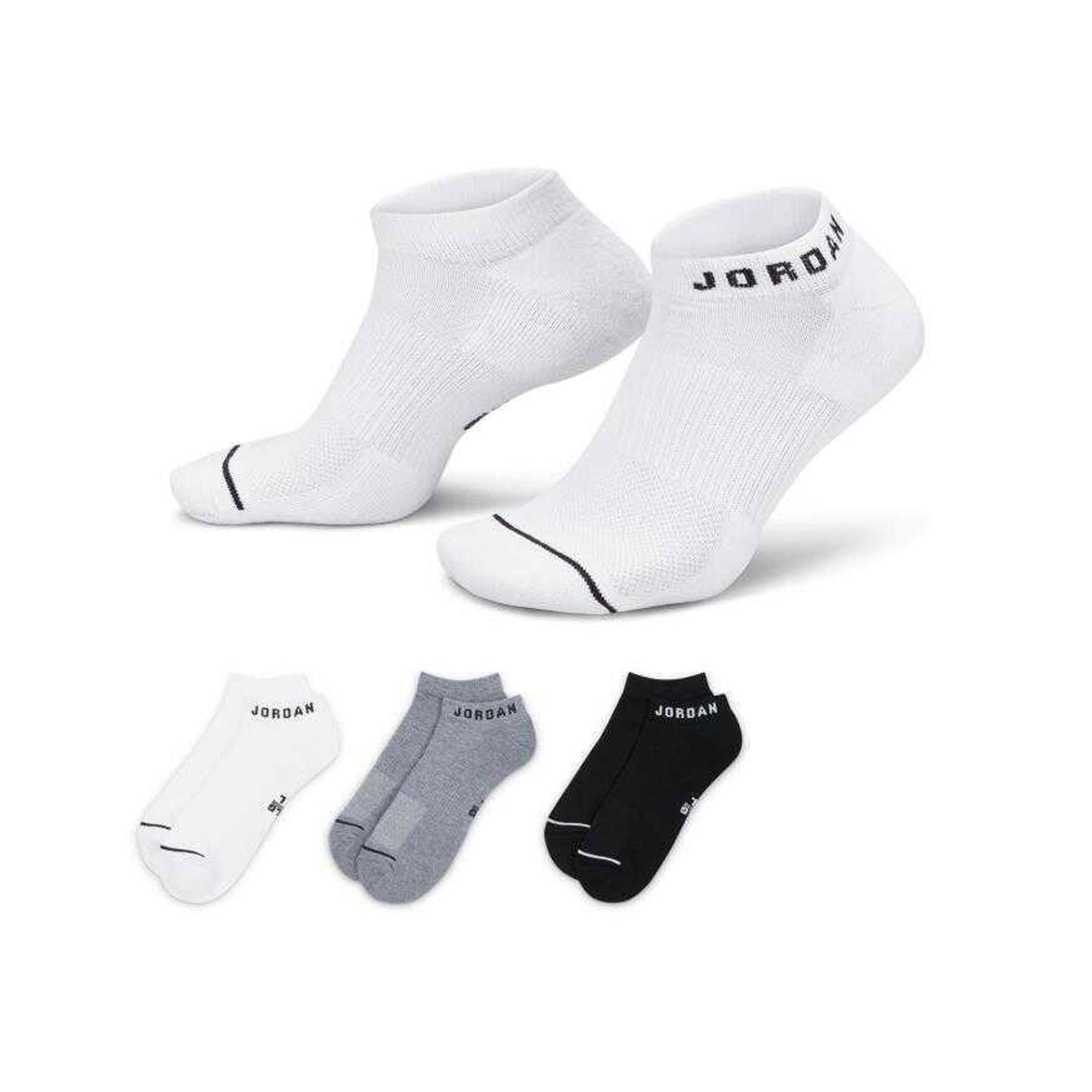 Nike Jordan Jumpman Everyday Cush Poly No-Show 3P Çorap