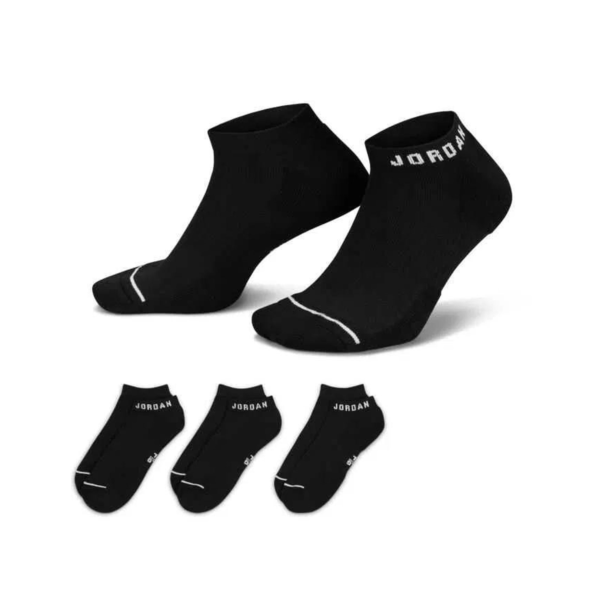 Nike Jordan Jumpman Everyday Cush Poly No-Show 3P Çorap