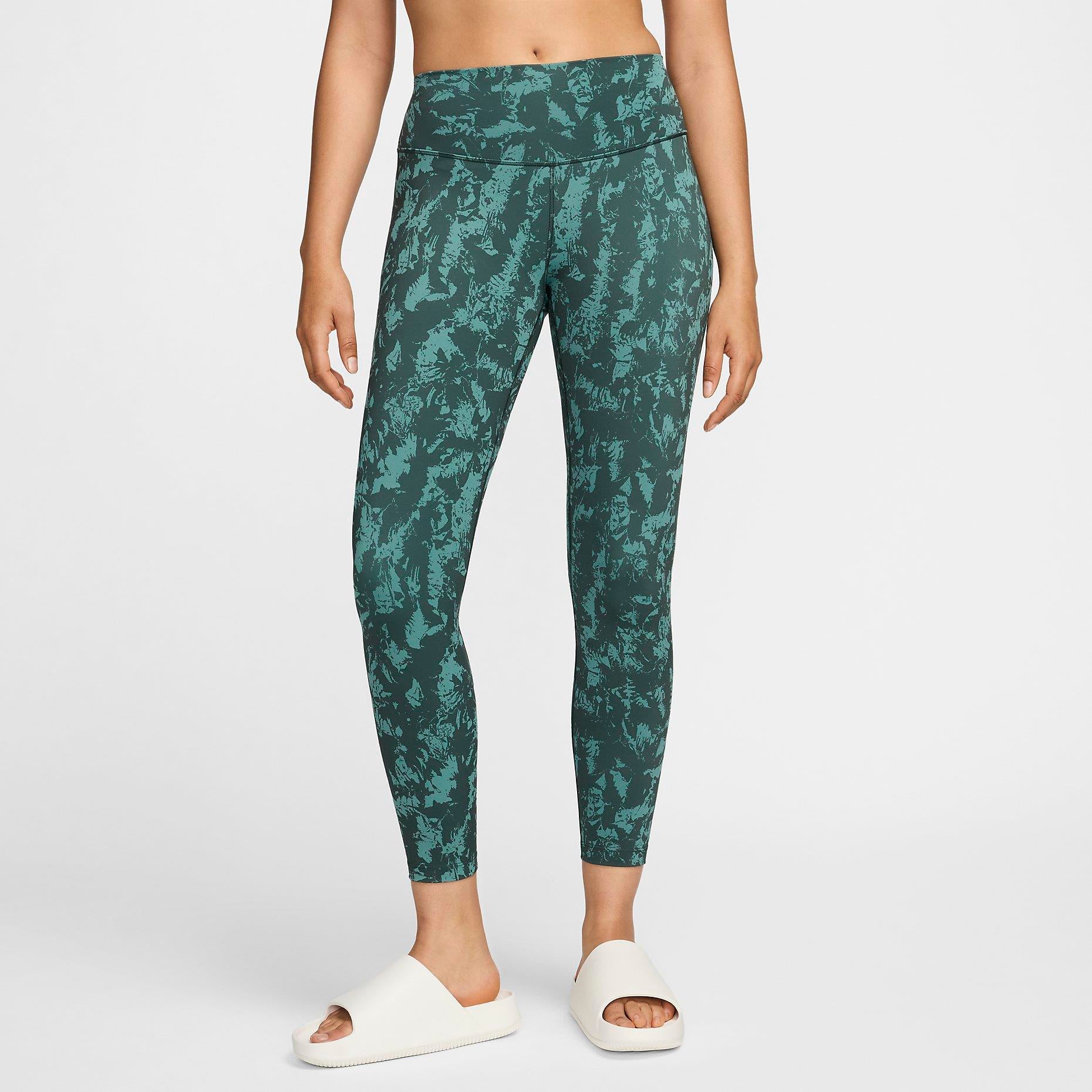 Nike One High Waisted 7/8 Printed Kadın Tayt